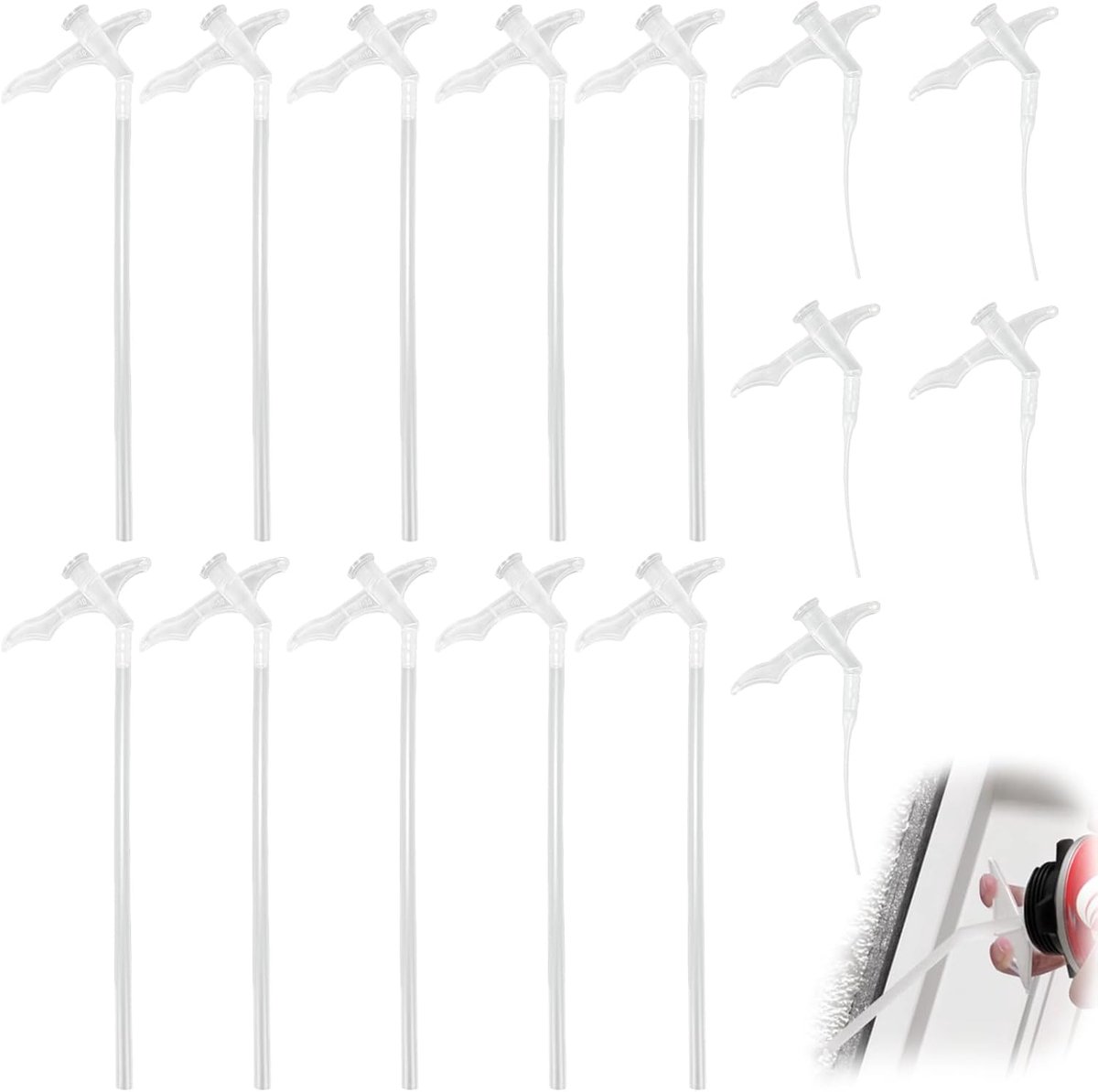 Pack of 15 Mounting Foam Spray Tube, Spare Tube Nozzle, Mounting Foam Spray Tube, PU Crevice Filling Insulation Foam - ShopVlot