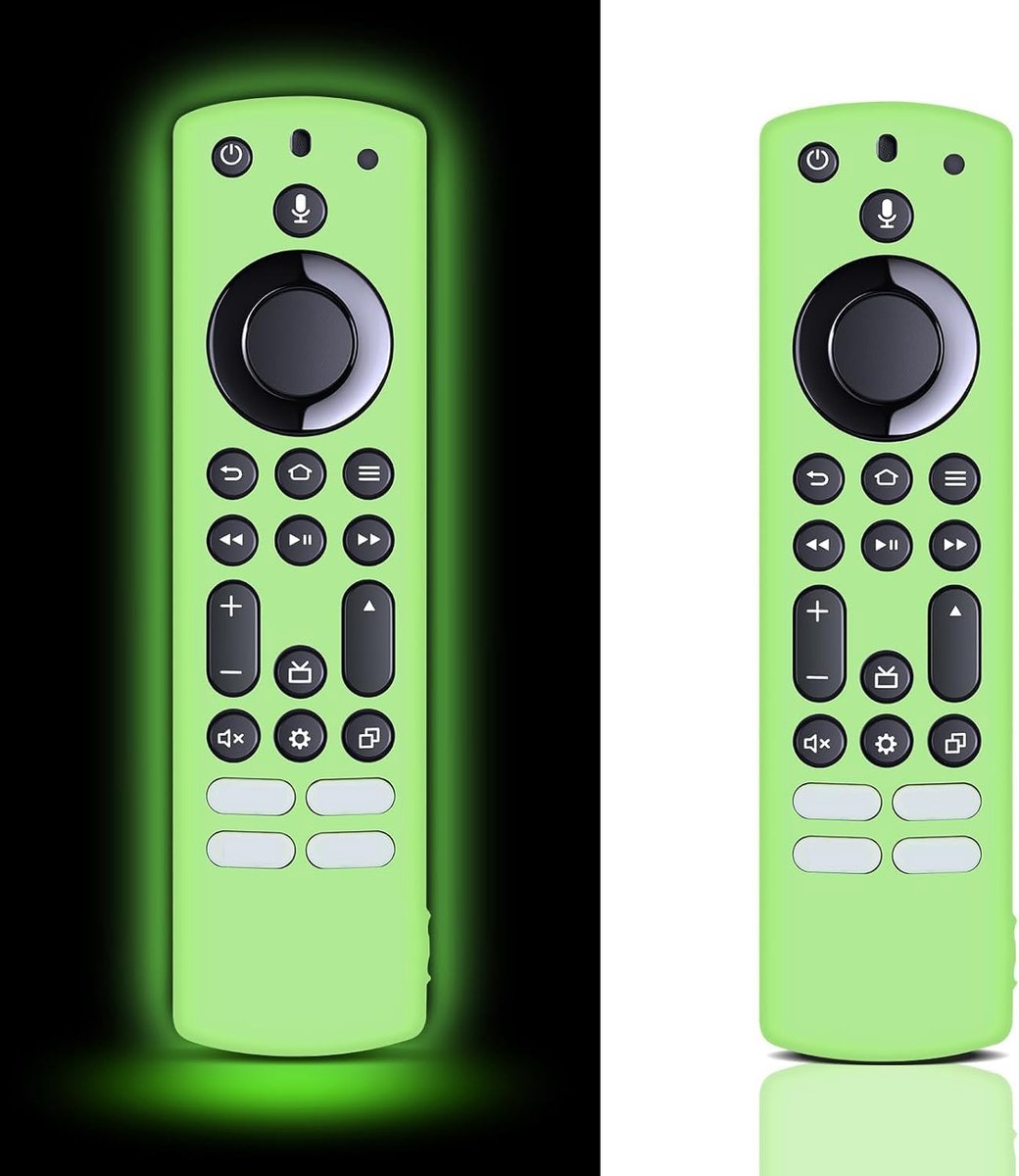 Silicone Protective Case for Fire Stick TV Remote Control Glow in The Dark, Remote Cover for Firestick 4K - ShopVlot