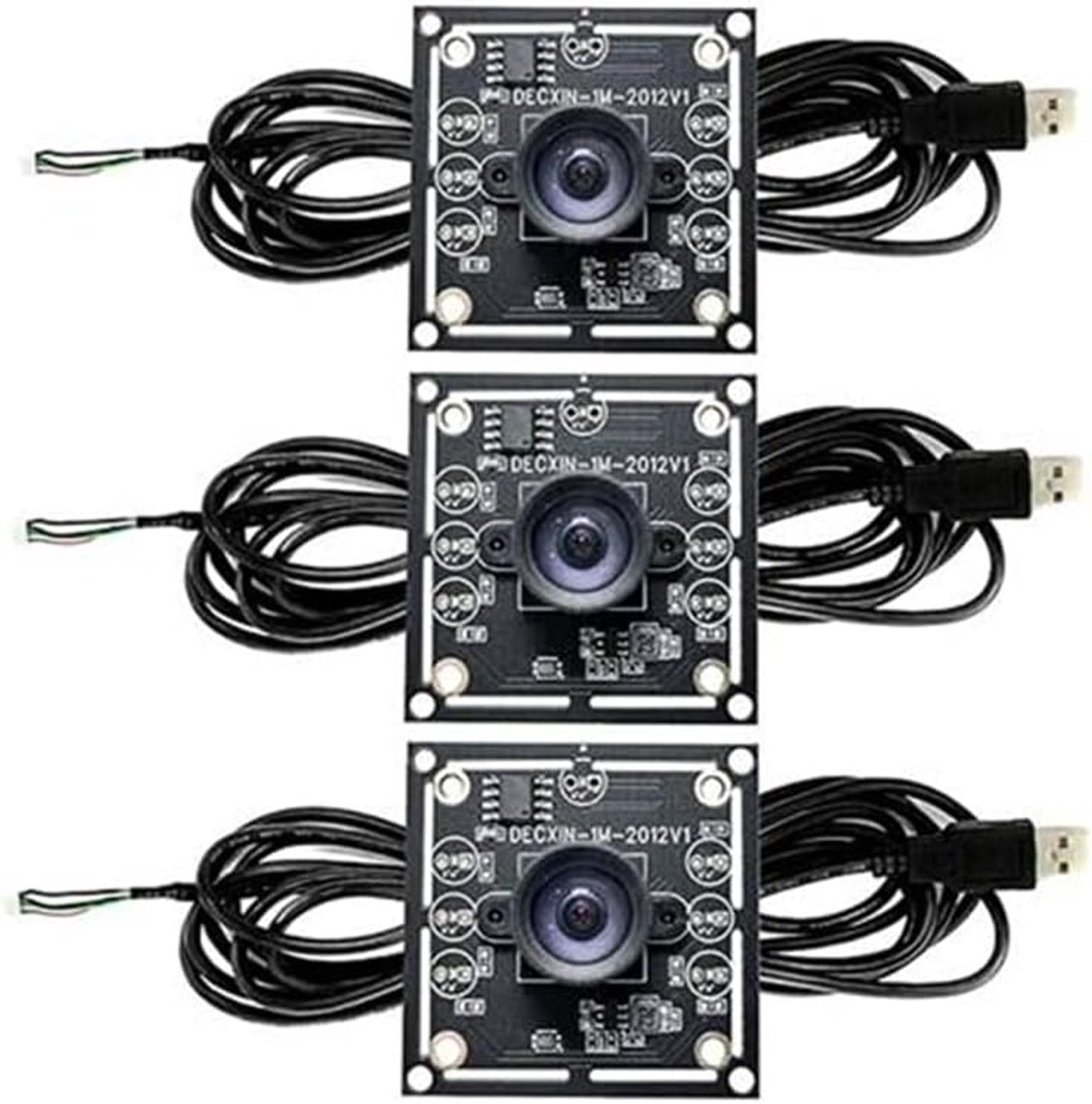 3pcs 100 degree camera module ov9732 chip camera module USB 2.0 1280 X 720, 1MP resolution wide-angle camera module - ShopVlot