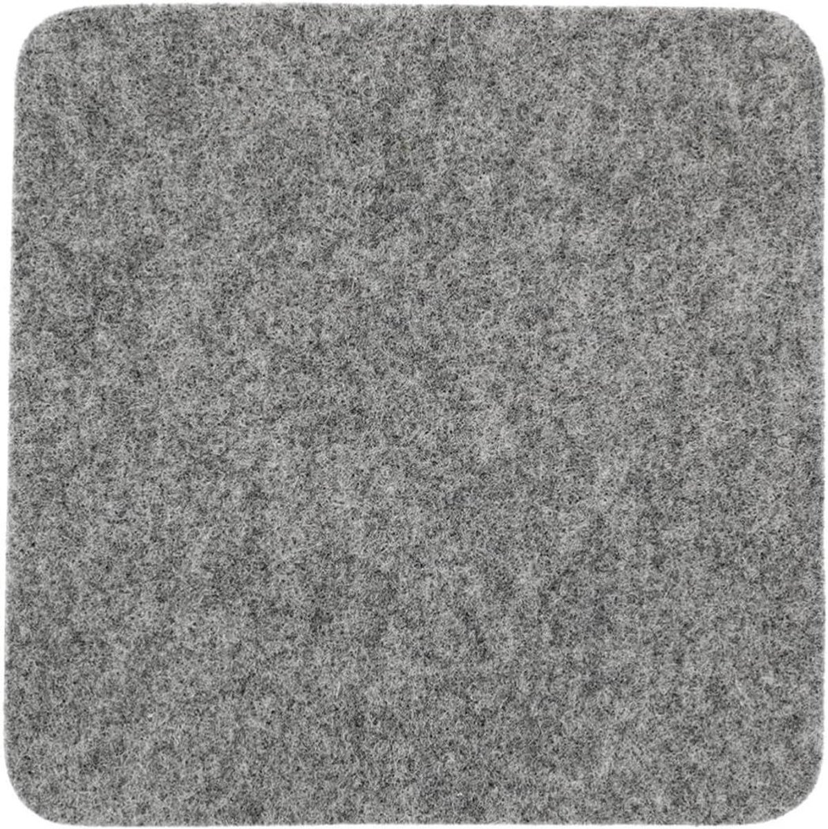 Draagbare Strijkmat - Wolvilt Mat - Kleding Strijken - Dubbelzijdig Bruikbaar - 20x20 cm - Grijs