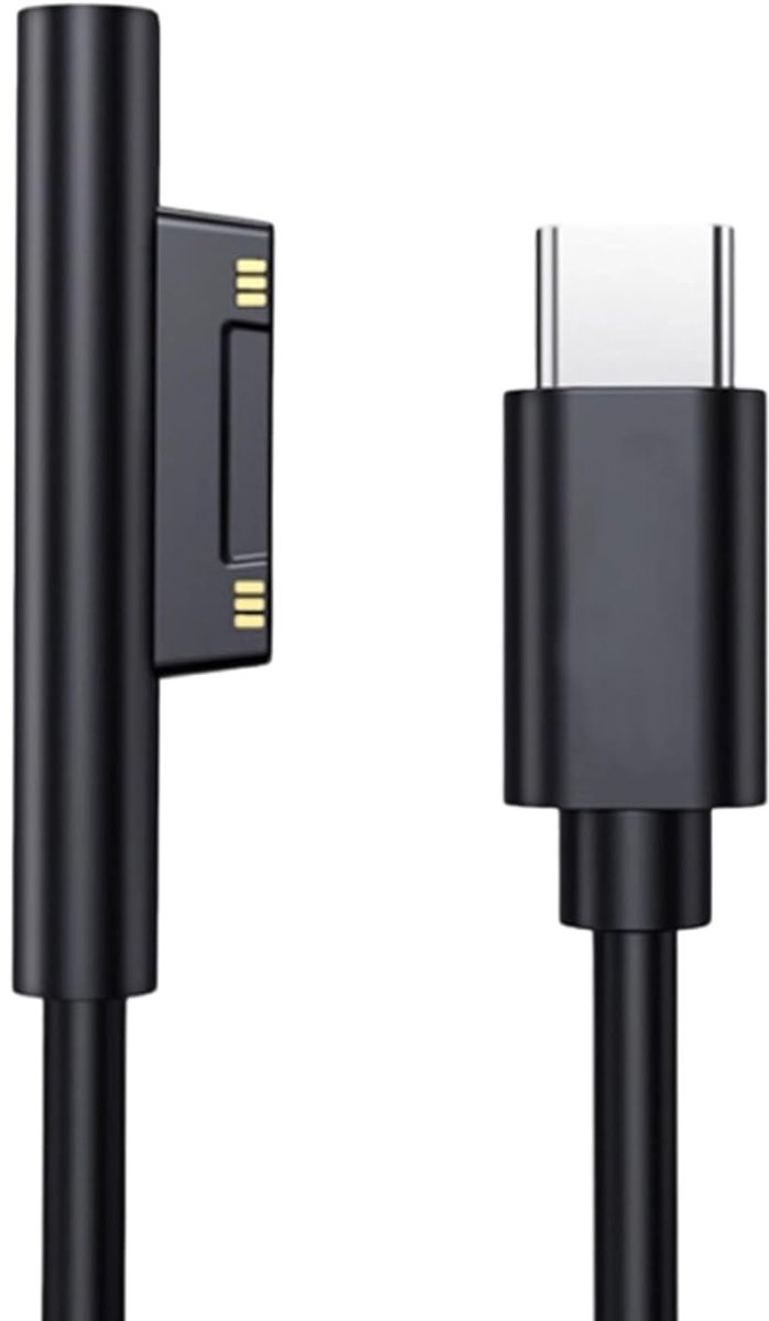 Oplaadadapter type C, USB C oplaadkabel 1,8 m, met oplaadkabel voor Pro 3/4/5/6/7, compatibel met laptop/Book 1/2, Go - ShopVlot