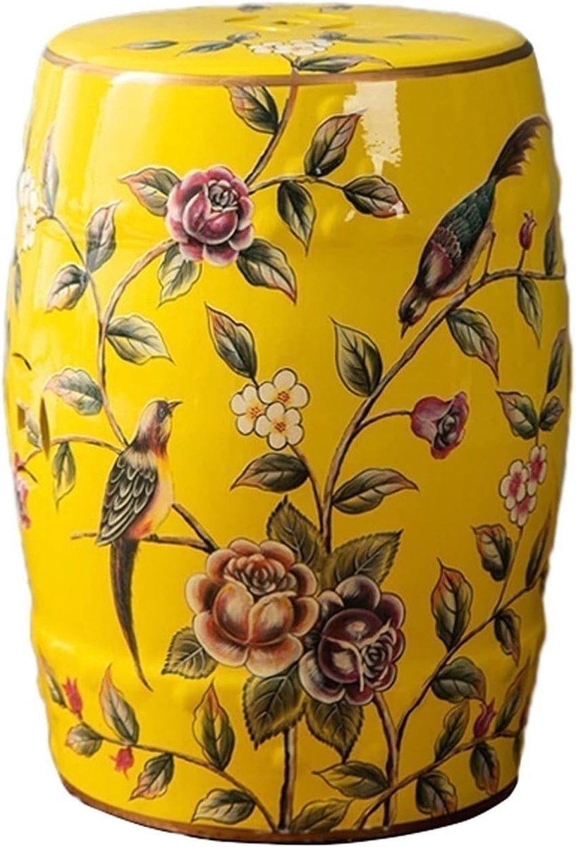 Ceramic Drum Stools, Decorative Garden Stools, Household Stools, Portable Tables, Living Room Decorations, Used for - ShopVlot