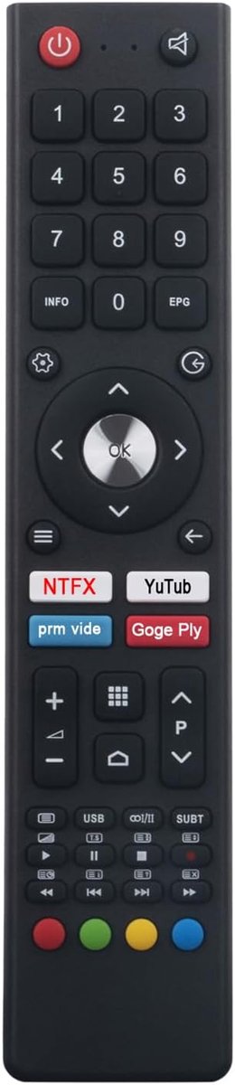 ALLIMITY GCBLTV02FDBIR Remote Control Replce Fit for SYINIX UHD TV GCBL-TV02BDBIR GCBLTV02BDBIR - ShopVlot