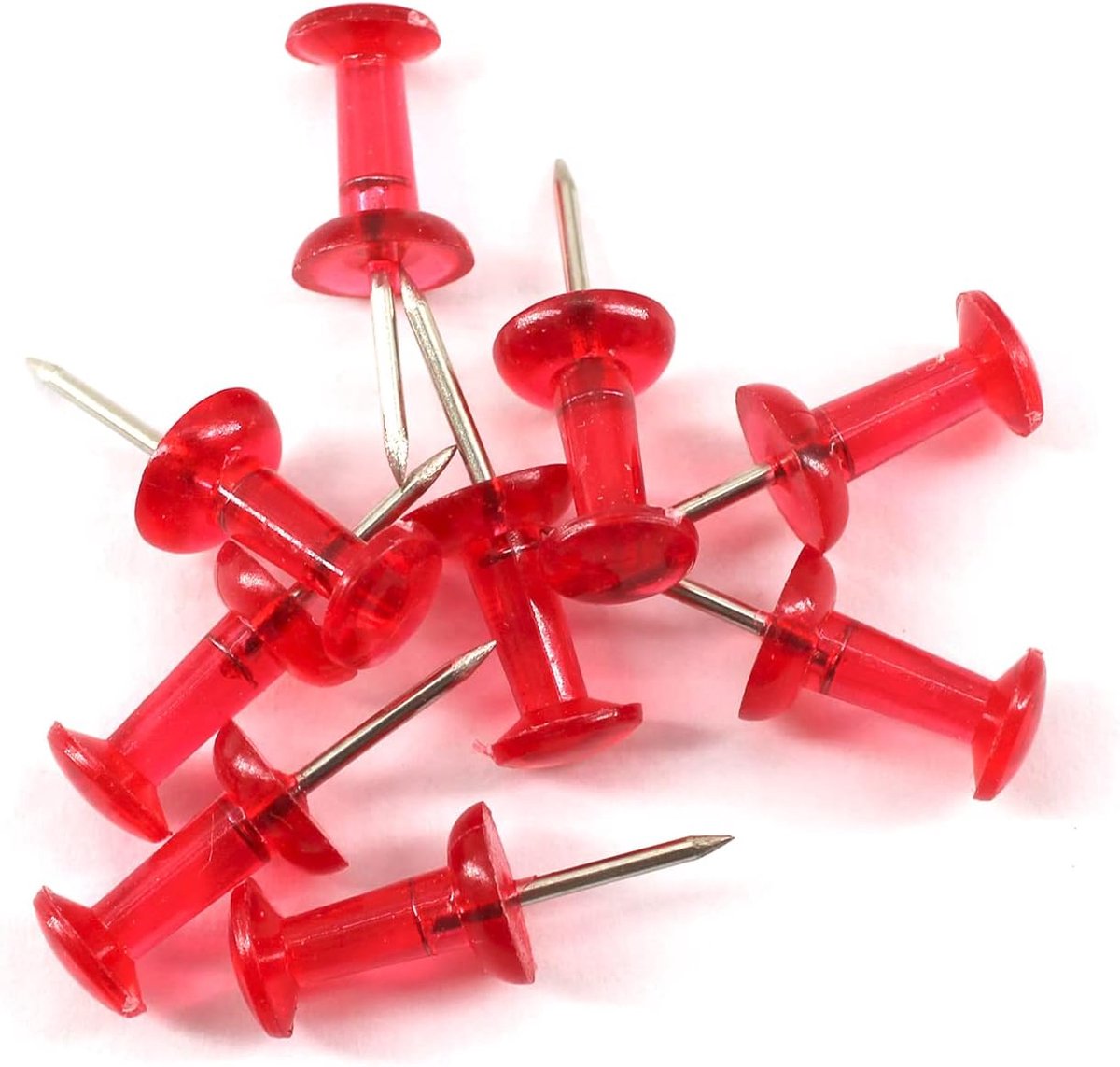 300Pcs Thumb Tacks Card Marker Push Pins, Novelty Cute Card Tacks Push Pins Red Pushpins for Bulletin Board School - ShopVlot