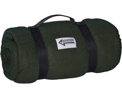 Commando Industries Cuddly Fluffy Army Style Picnic Blanket Outdoor Blanket 180 x 135 cm, Green Olive - ShopVlot