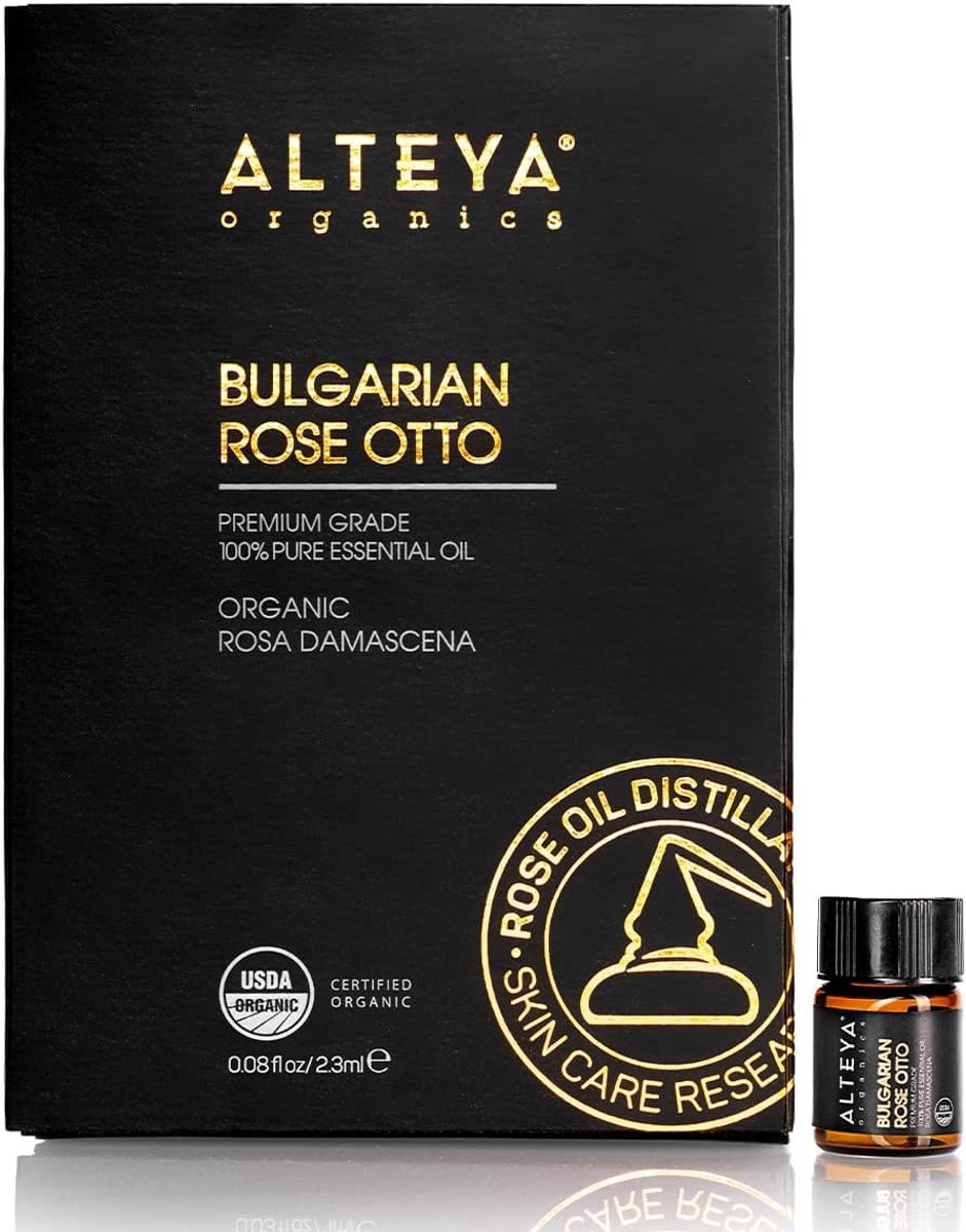 Alteya Organic Essential Oil Bulgarian Rose (Rosa Damascena Rose Otto) 2ml - ShopVlot