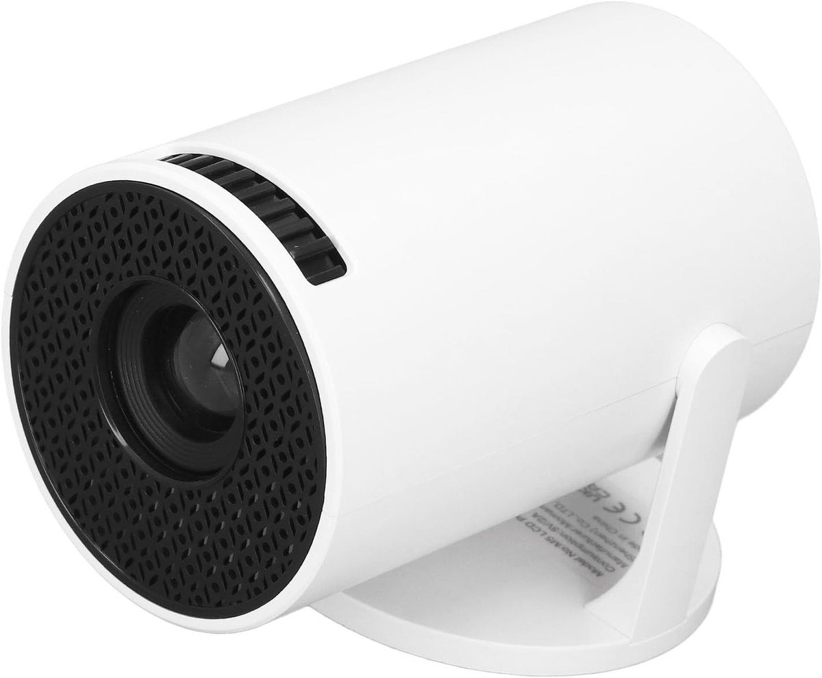 Draagbare Mini Projector 1080p met Wifi, Afstandsbediening en 180° Rotatie voor TV Stick, Smartphone en HDMI/USB Aansluiting