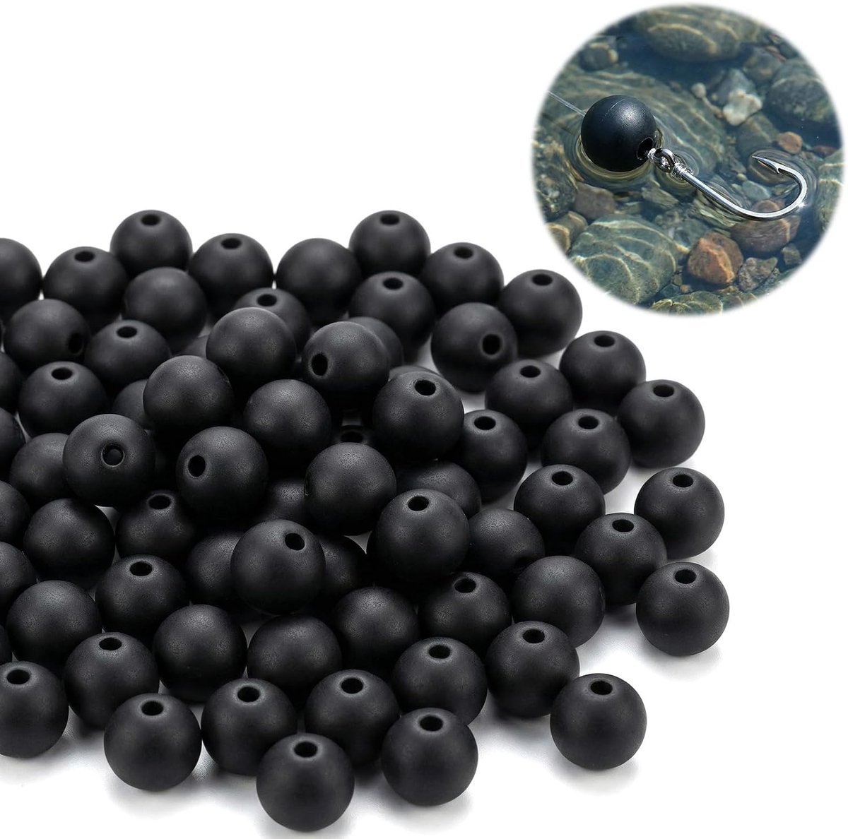 Rubber kralen 5mm - Premium PE materiaal - Ultralicht voor karpervissen - Onmisbaar voor elke visser - ShopVlot