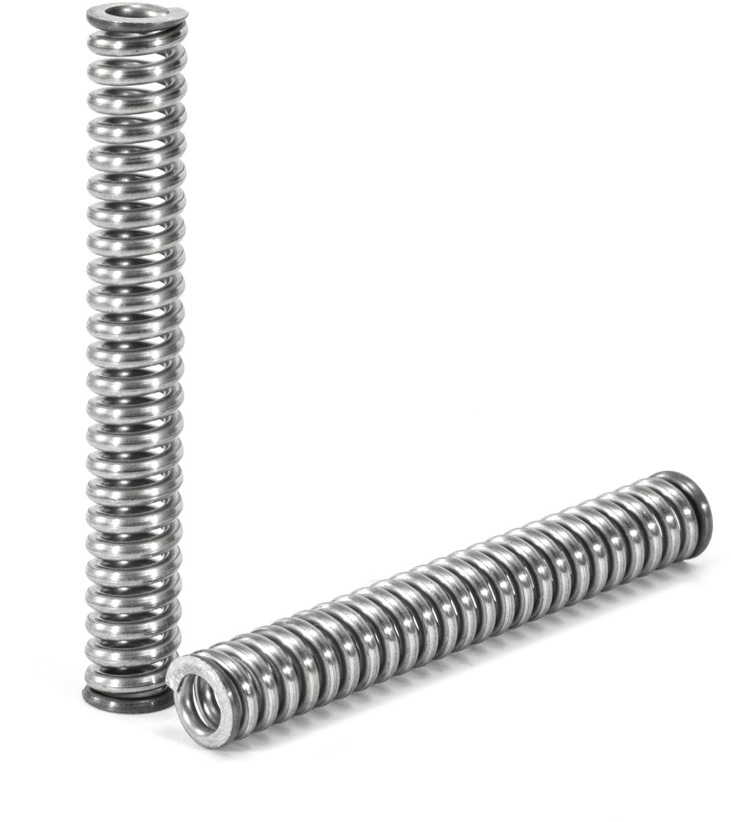 Solidchoice - Set van 10 Compressieveren van RVS 70 mm met 17.5 kg Veerkracht