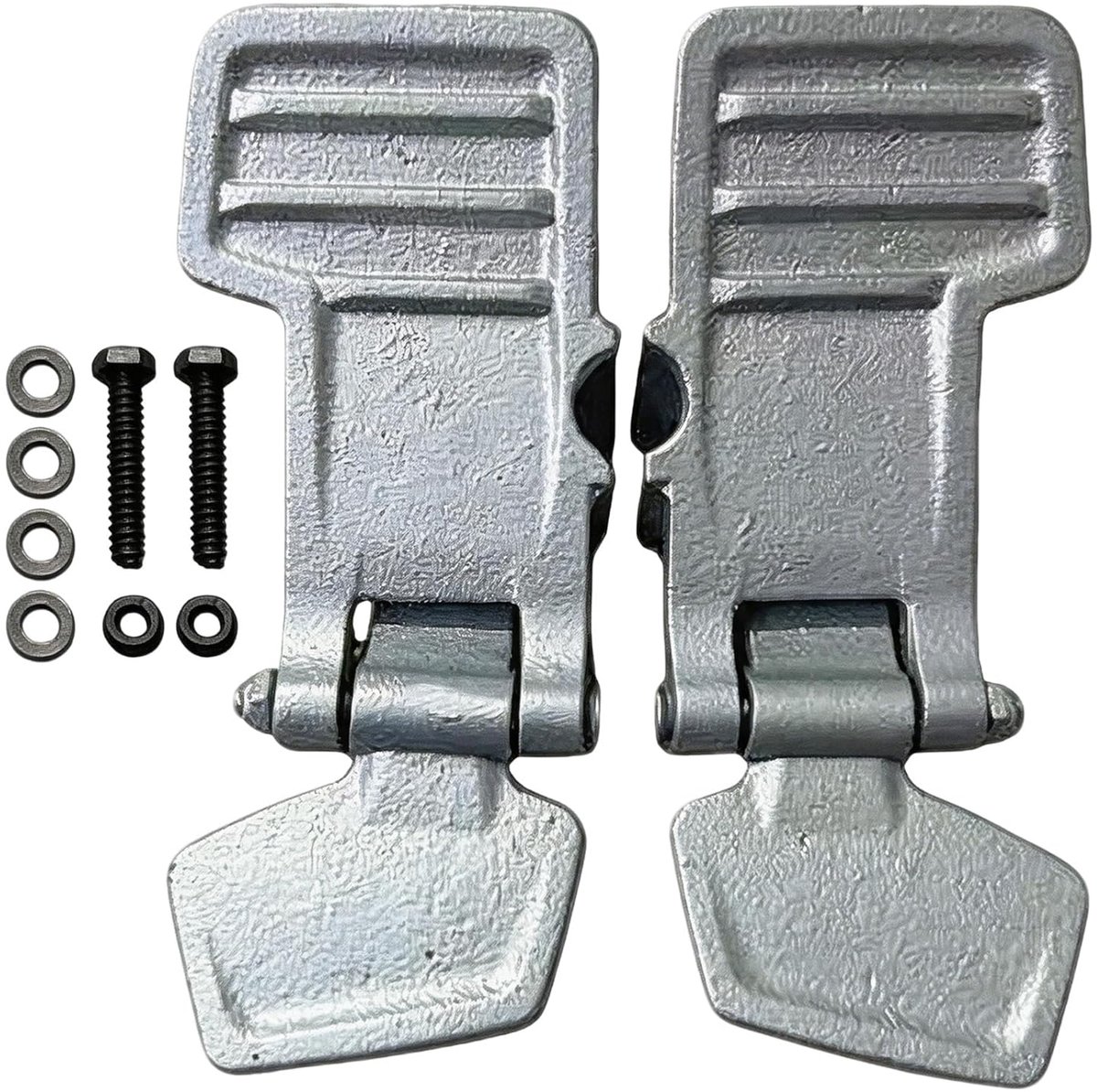 Pedaal mini-graafmachine 18 mm - gietijzeren voetsteun - 2 stuks - duurzame montageaccessoires - ShopVlot