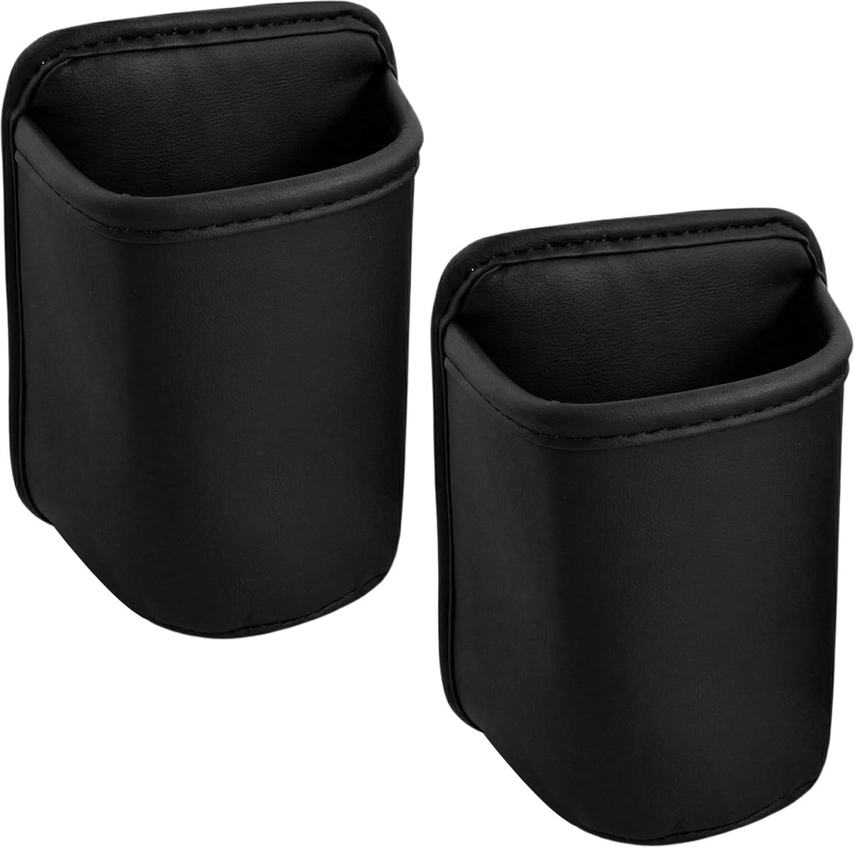 Cup holder voor in de auto - PU leer - eenvoudig te bevestigen - veilig je drankjes bij de hand - ShopVlot