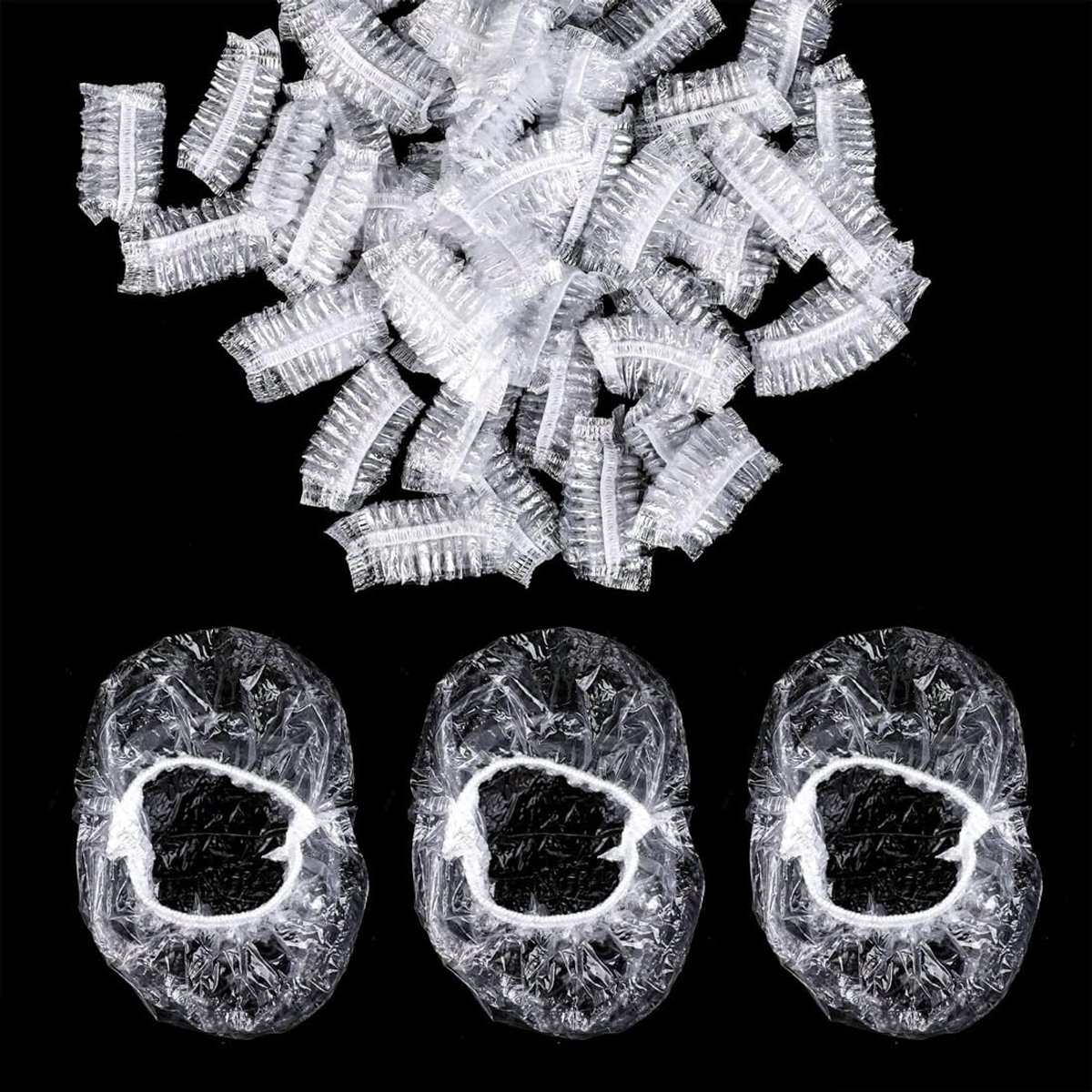 Verwisselbare Oorkappen 300 Stuks - Transparant - Waterproof - Ideaal voor Douche en Haarwassen - ShopVlot