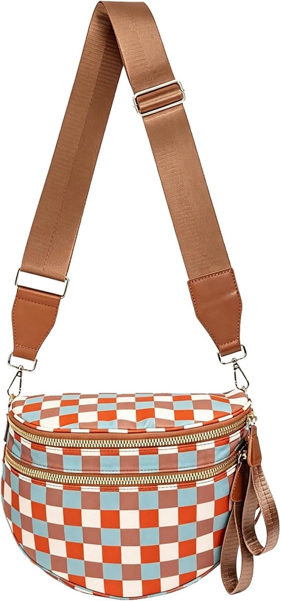Crossbody Bag Large - Plus Size Nylon - Stijlvolle schoudertas - Ruimte voor al je essentials - ShopVlot