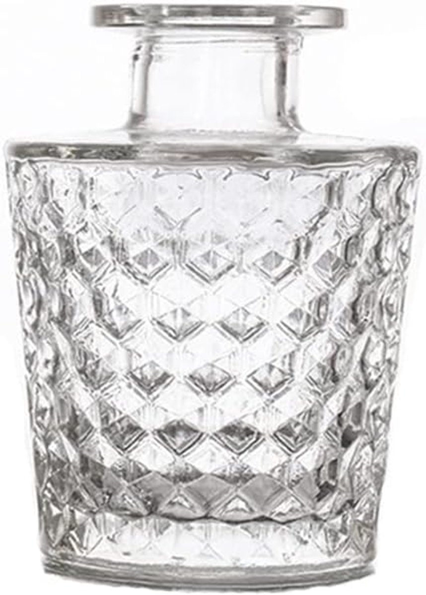 Diffuserfles 100ml - helder glas - stevige constructie - perfect voor aromatherapie - ShopVlot