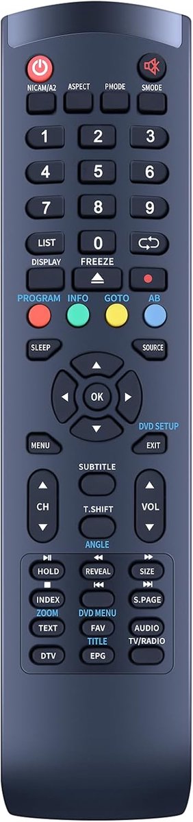 TV remote control compatible with DYON 32/39/40/42 Pro-X 43 Sigma 24 TV - ShopVlot
