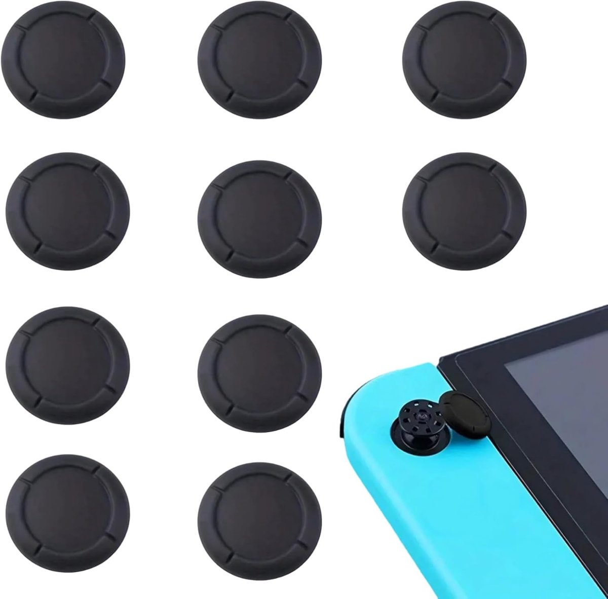 10pcs Joystick Caps for Controller, Silicone Caps for Thumbstick, Silicone Caps for Switch Joystick, Controller Stick - ShopVlot