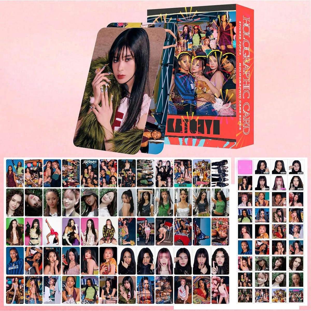 132 Pieces Ketseye Photo Cards, Ketseye Postcards, Katsseye Photocards, Lomo Postcards, Ketseye Merch, Photo Greeting - ShopVlot