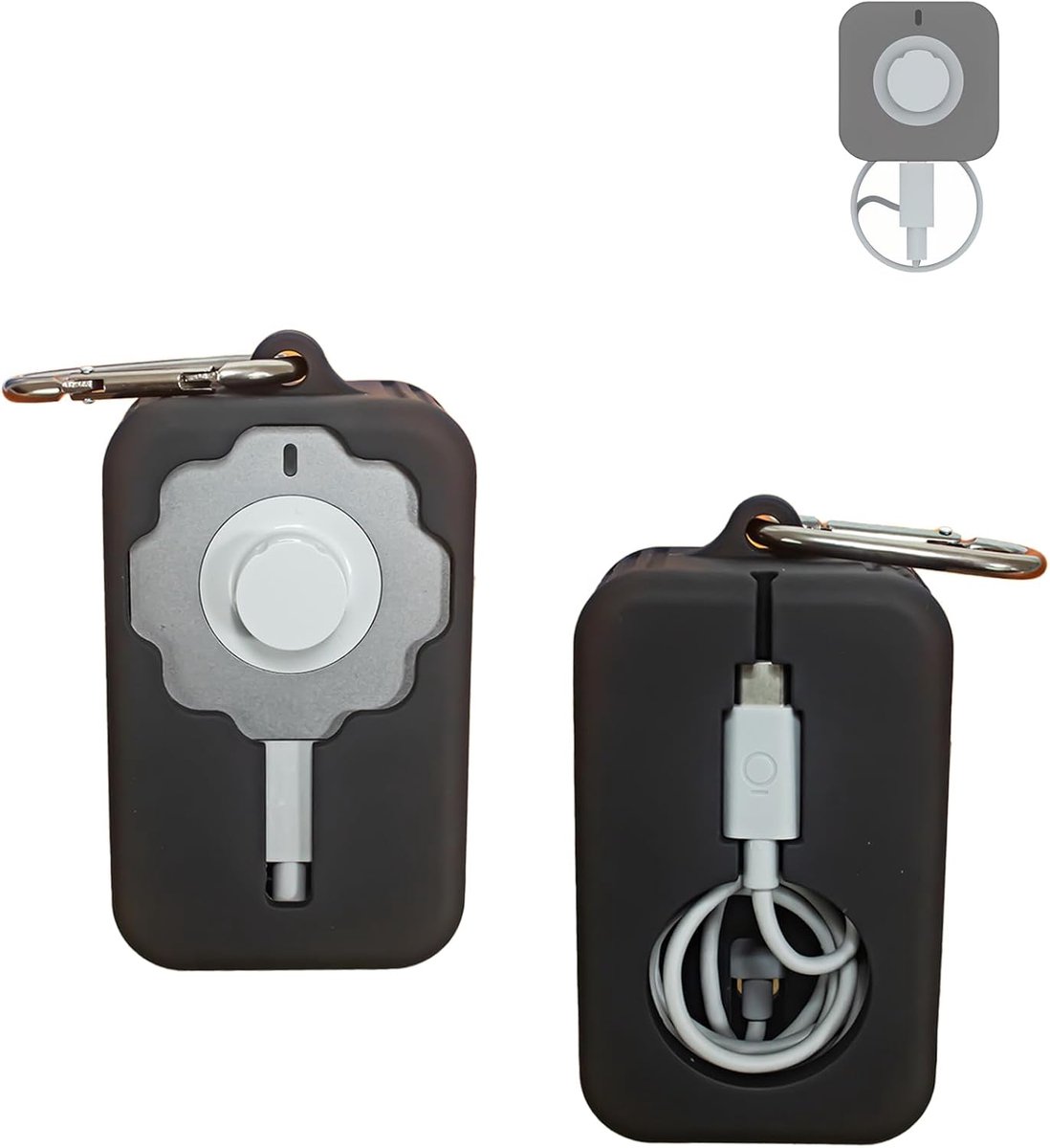 Silicone Charger Case for Oura Ring Gen4 Charger with Soft Box and Non-Slip Silicone Base - ShopVlot