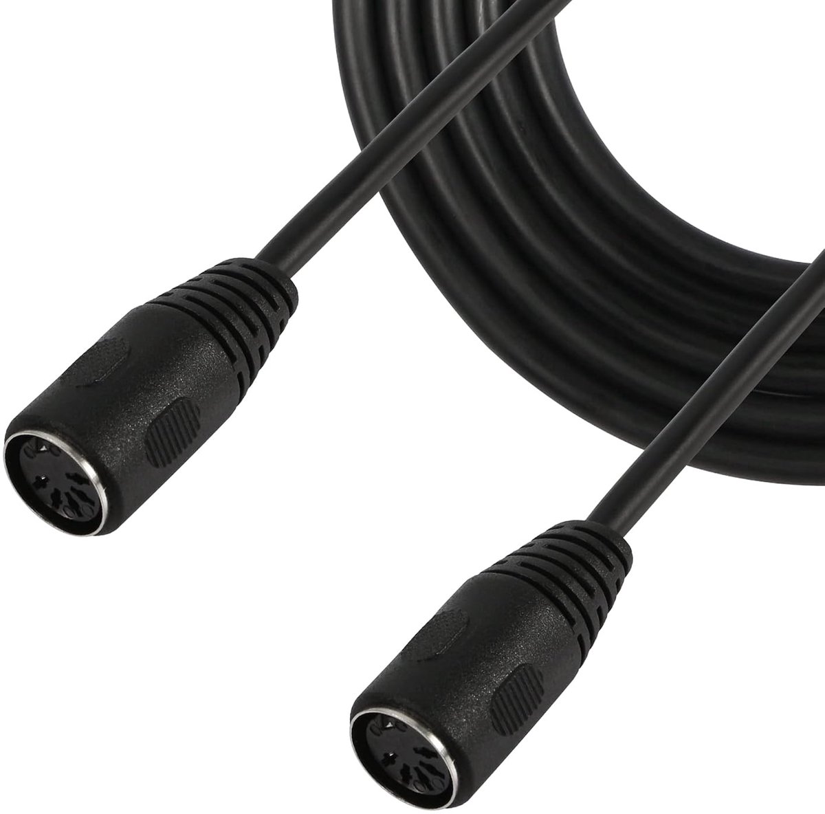 CERRXIAN 5FT MIDI DIN 5PIN Audio Cable Bus on Bus for MIDI Keyboard Synthesizer, Organ, E-Piano, MIDI Guitar (1.5) - ShopVlot