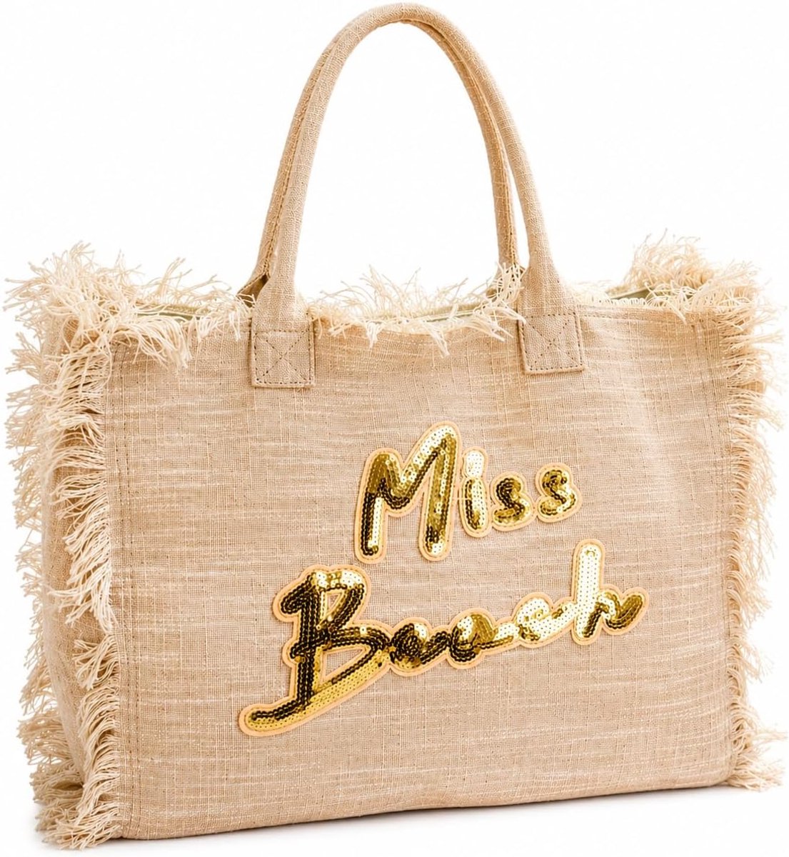 Beach bag with zip, 29 or 17 litres, picnic bag, canvas shopper - ShopVlot
