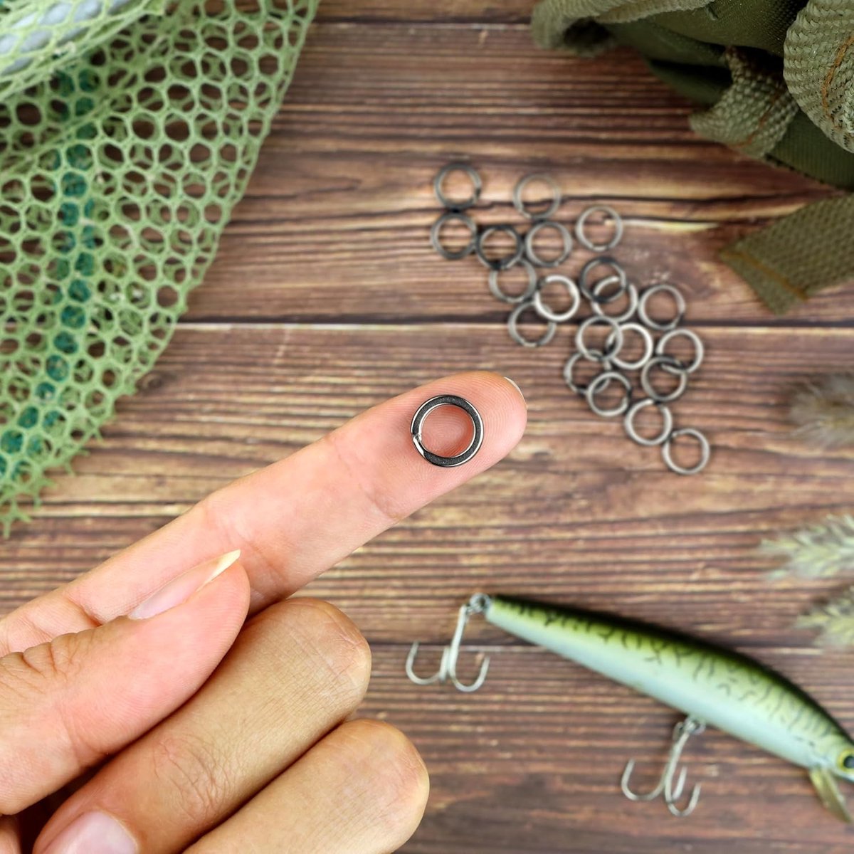 AMZfishing® 10x Power Retaining Rings in 12 Sizes - Lock Rings Stainless Steel - Retains Set - ShopVlot