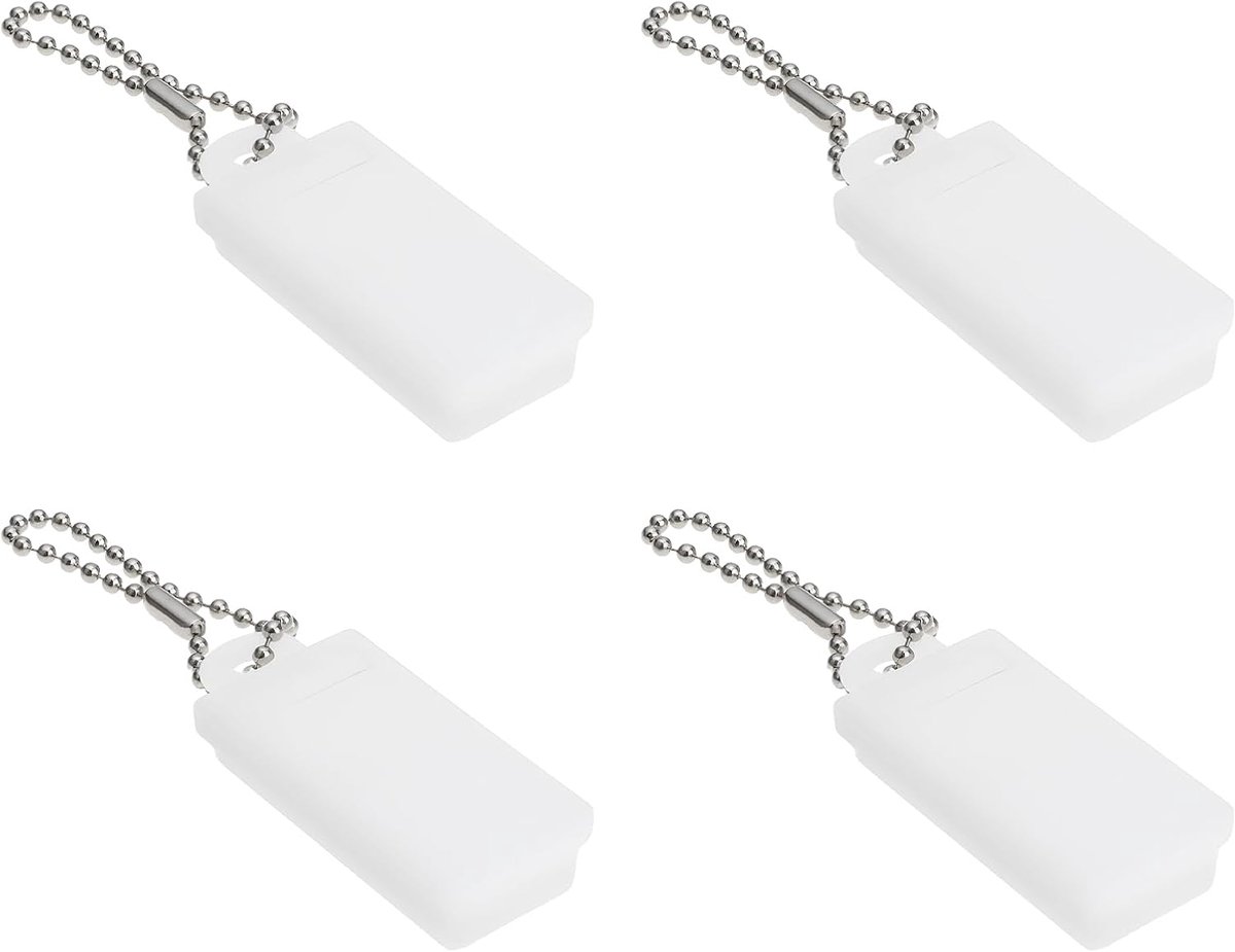 4Pcs Gehoorapparaat Batterij Dozen Knop Opslag Case 19x40x8mm Voor Meeste Knop Batterij - ShopVlot