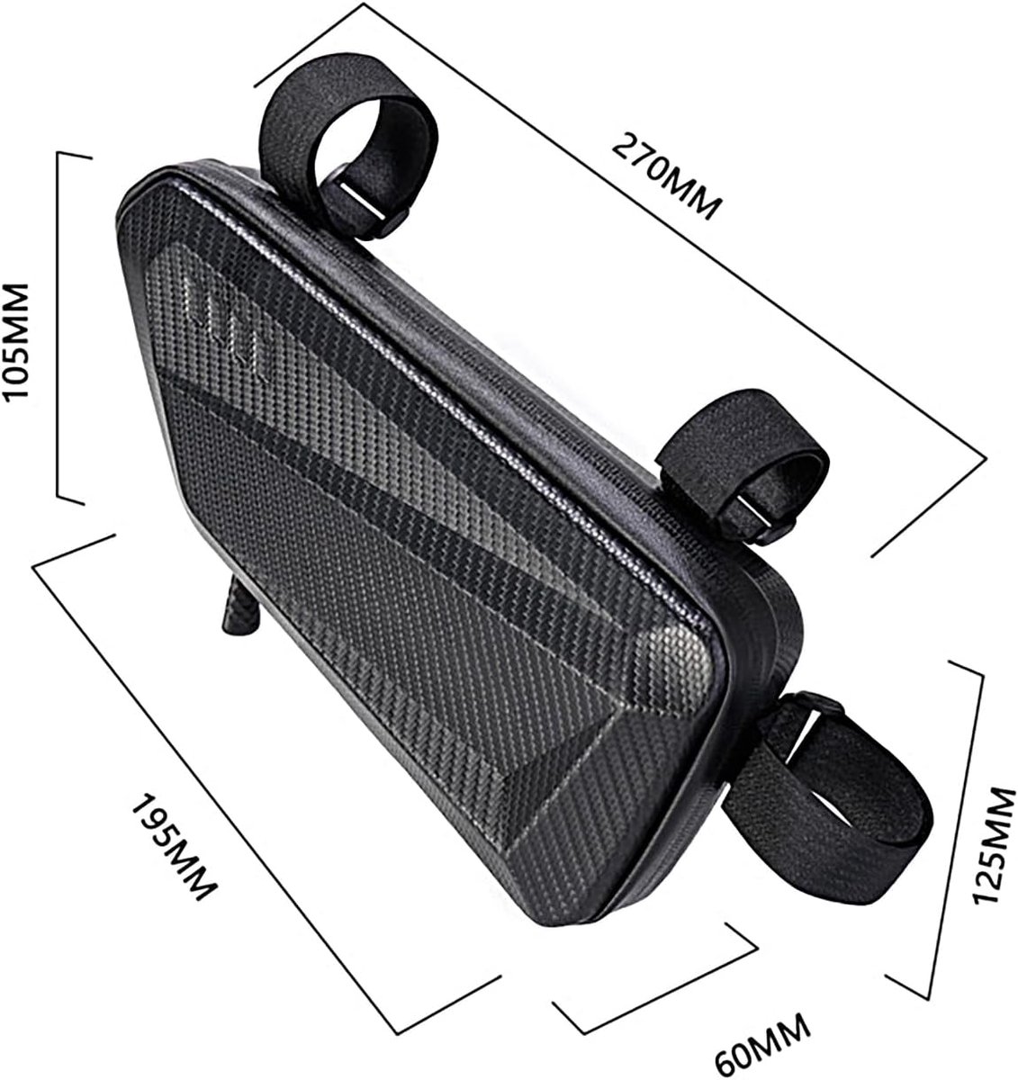 RAPIDSKY Bicycle Hard Housing Triangle Tube Package Motorcycle Rear Package Saddle Pack Bicycle Water Frame Package - ShopVlot