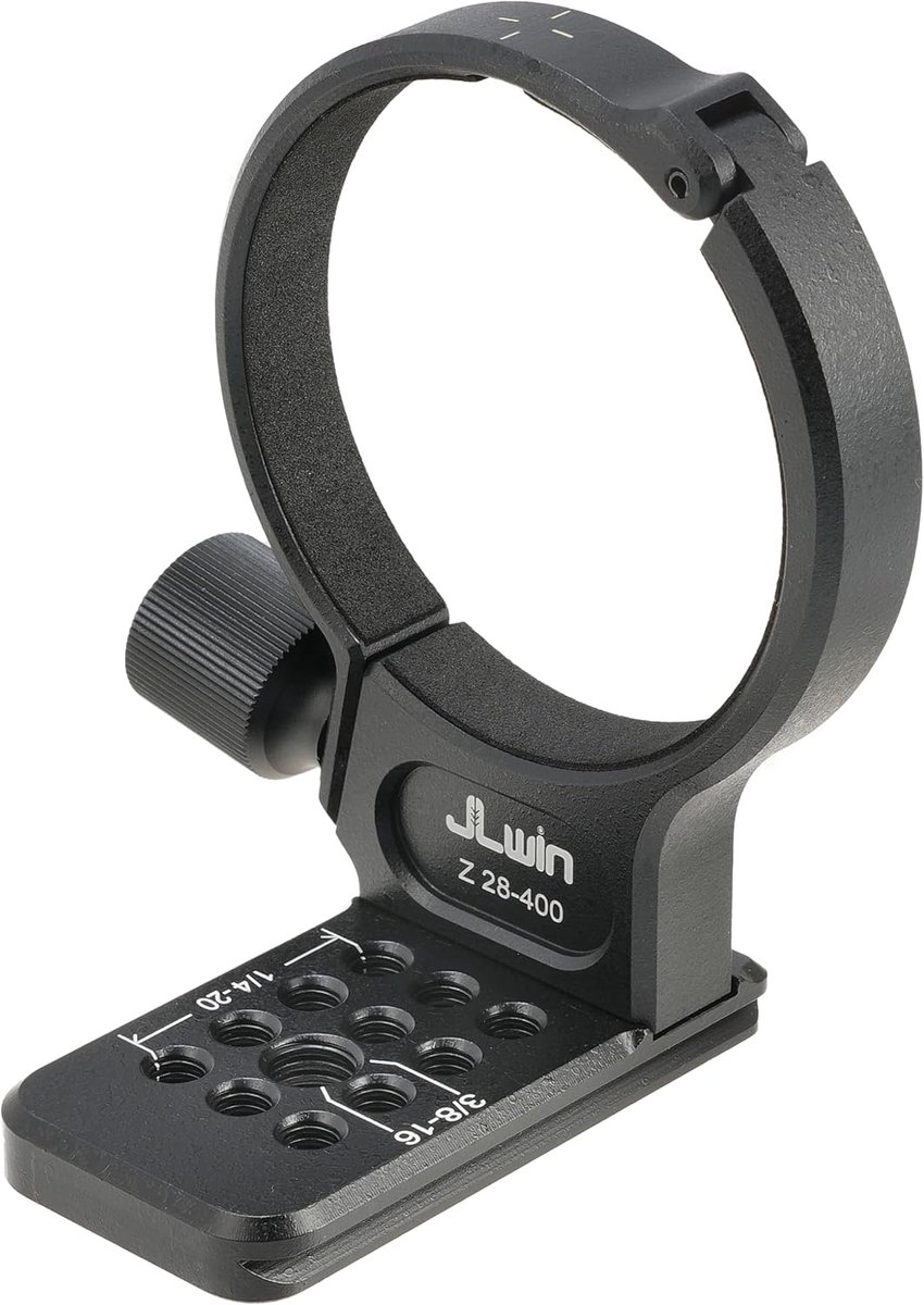 Hersmay 70mm Lens Collar Tripod Mount Ring for Nikkor Z 28-400mm f/4-8 VR Lens, with 1/4"-20 3/8"-16 Hole Arca Swiss - ShopVlot