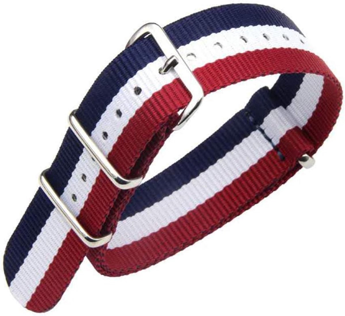 Nylon Watch Straps Band NATO Style Choice of Color, Length and Width 16mm 18mm 20mm 22mm 24mm Replacement Ballistic - ShopVlot
