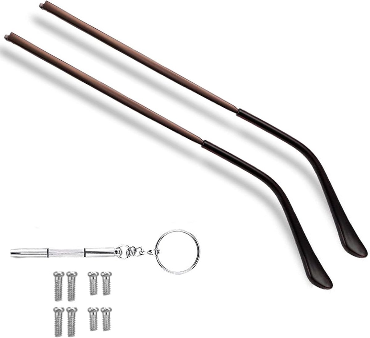 Metal Glasses Replacement Bracket, Glasses Replacement Arms 1 Pair Metal Glasses Replacement Bracket Goggles Spare - ShopVlot