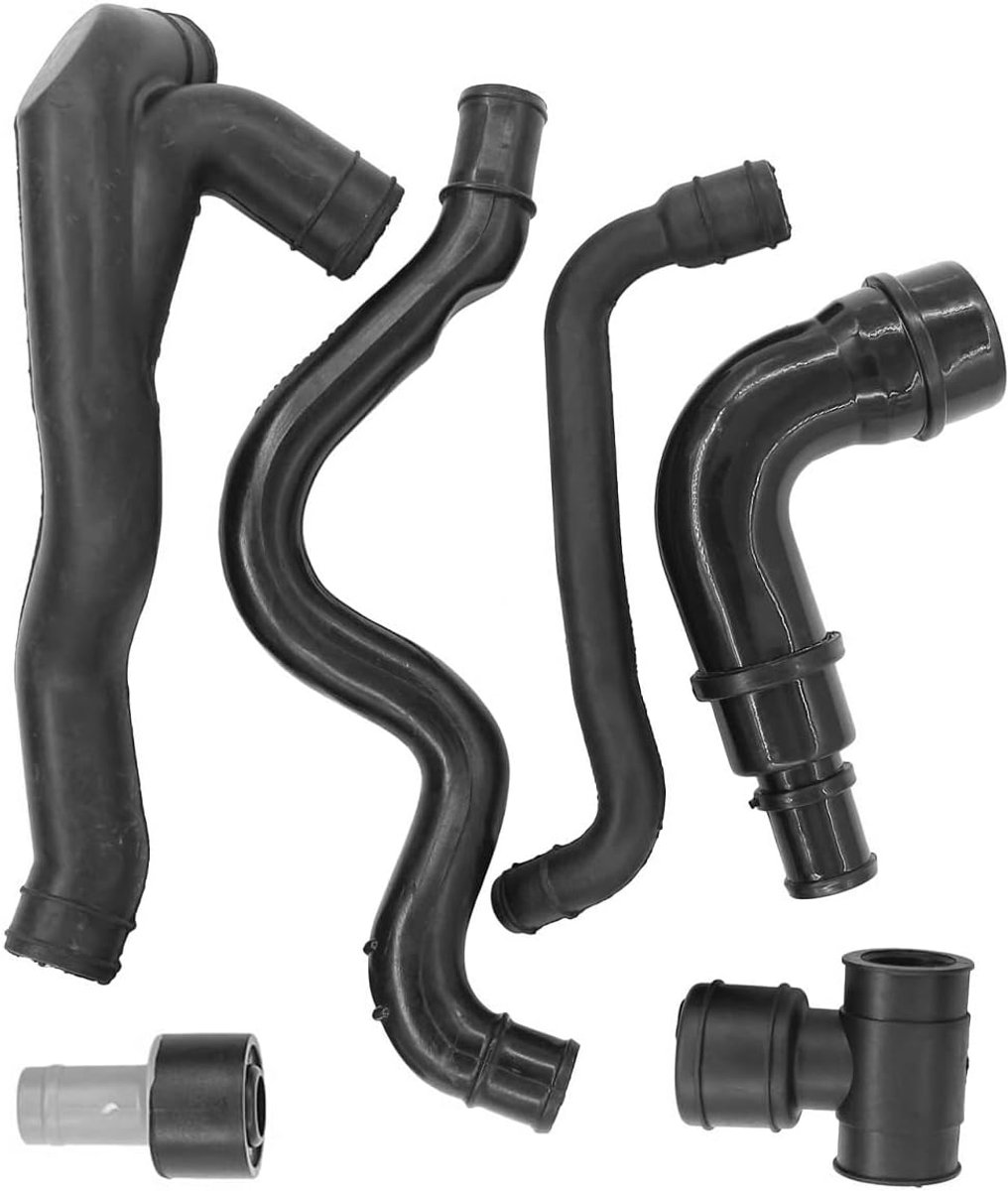 Crankcase bleed hose kit - geschikt voor VW Bora Golf MK4 - compatibel met Audi A3 Skoda Octavia Seat Leon 1.8T - ShopVlot