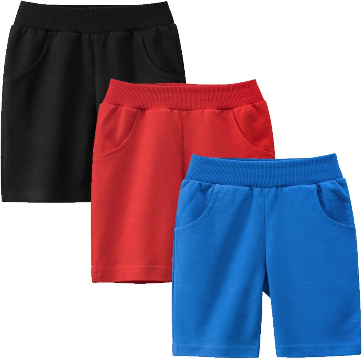 korte jongensbroeken 3-pack - katoen - comfortabel - ideaal voor de zomer - ShopVlot