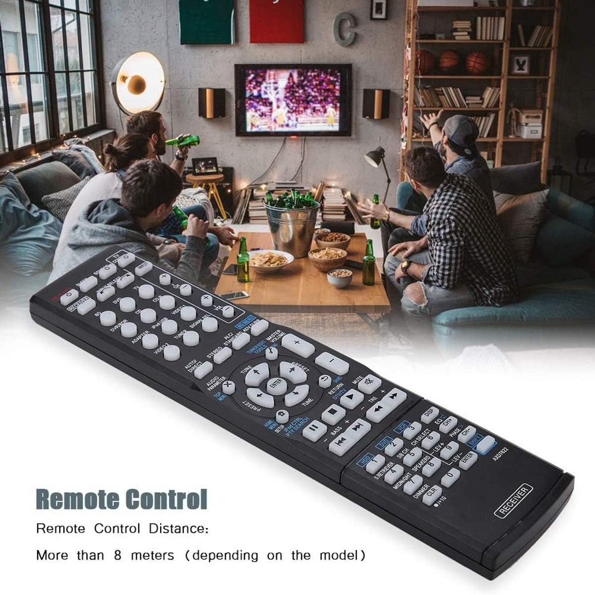 Vervangende afstandsbediening voor Pioneer AV-receiver - Duurzaam ABS - Bereik tot 8 meter - ShopVlot