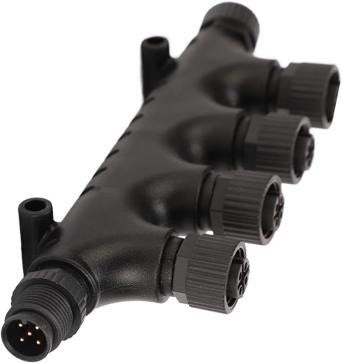 NMEA 2000 verdeler 4-poorts T-plug - 5 pin IP67 waterdicht - voor maritieme elektronica - eenvoudig netwerkverbinding - ShopVlot