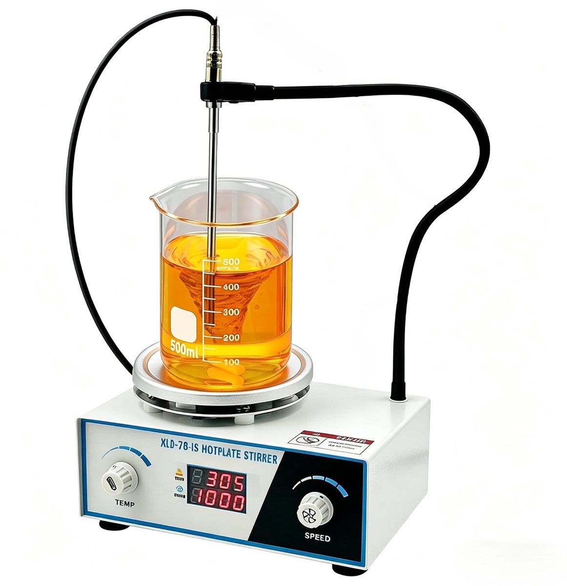 Magnetische roermixer - 700-2600 rpm - 2 liter capaciteit - LED-display - nauwkeurige snelheid - ShopVlot