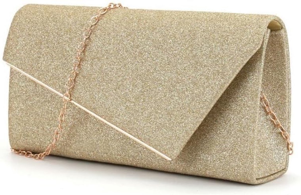 Clutch dames avondtas - elegant enveloptas - schoudertas voor bruiloft - ShopVlot