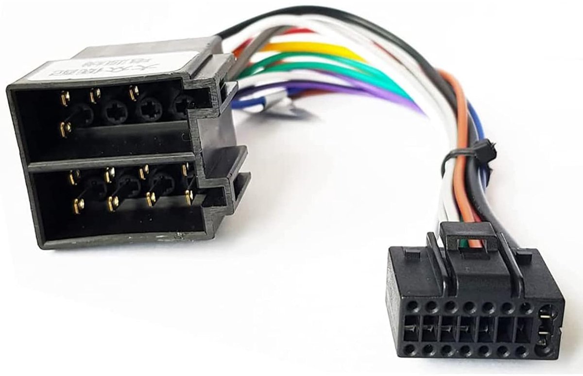 Car Radio Adapter Kabel - 16 pin aansluiting - Voor VW - Eenvoudige installatie - ShopVlot
