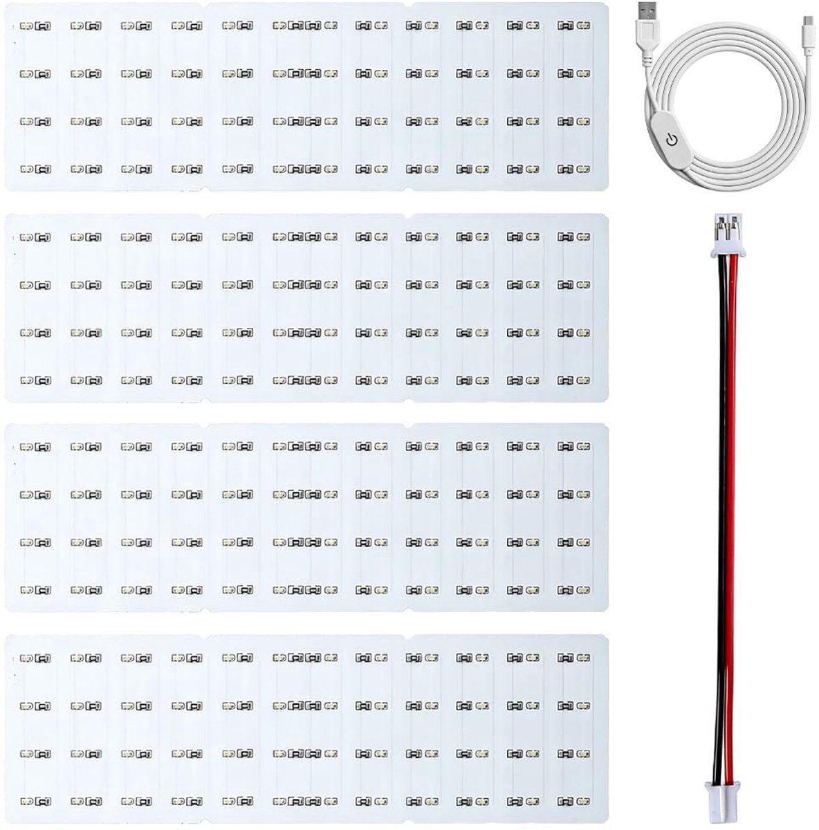 Led-achtergrondverlichtingsplaat voor Lithophan - Kit voor 3D-printer - USB-stroomkabel inbegrepen - ShopVlot