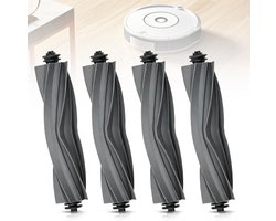 Rolborstel set 4 stuks - Rubberborstel vervangingsonderdelen - Perfecte stofopvang - Geschikt voor Dreame - ShopVlot
