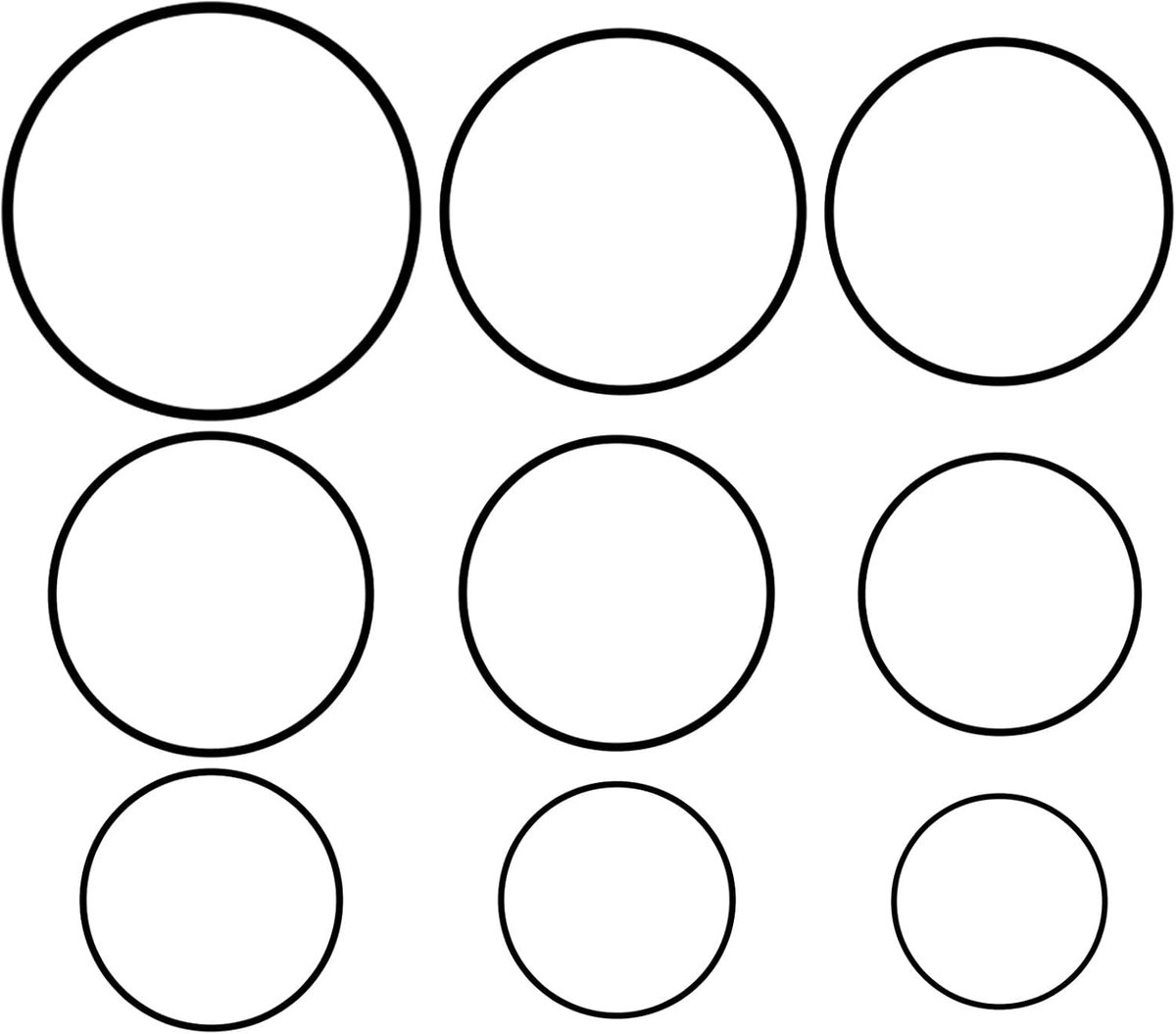 O-Ring Waterdichte Horlogedichting 0.6mm - Rubber Seal Kit 112 Stuks - Voor Horloges 13-40mm - Duurzaam en Betrouwbaar - ShopVlot