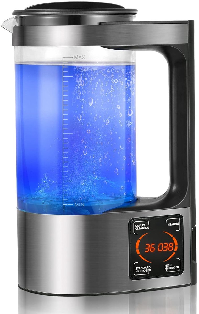 Waterstofgenerator 2L - Ioniserende Watergenerator - Alkalisch Water - Gezondheidsvoordeel voor het gezin - ShopVlot