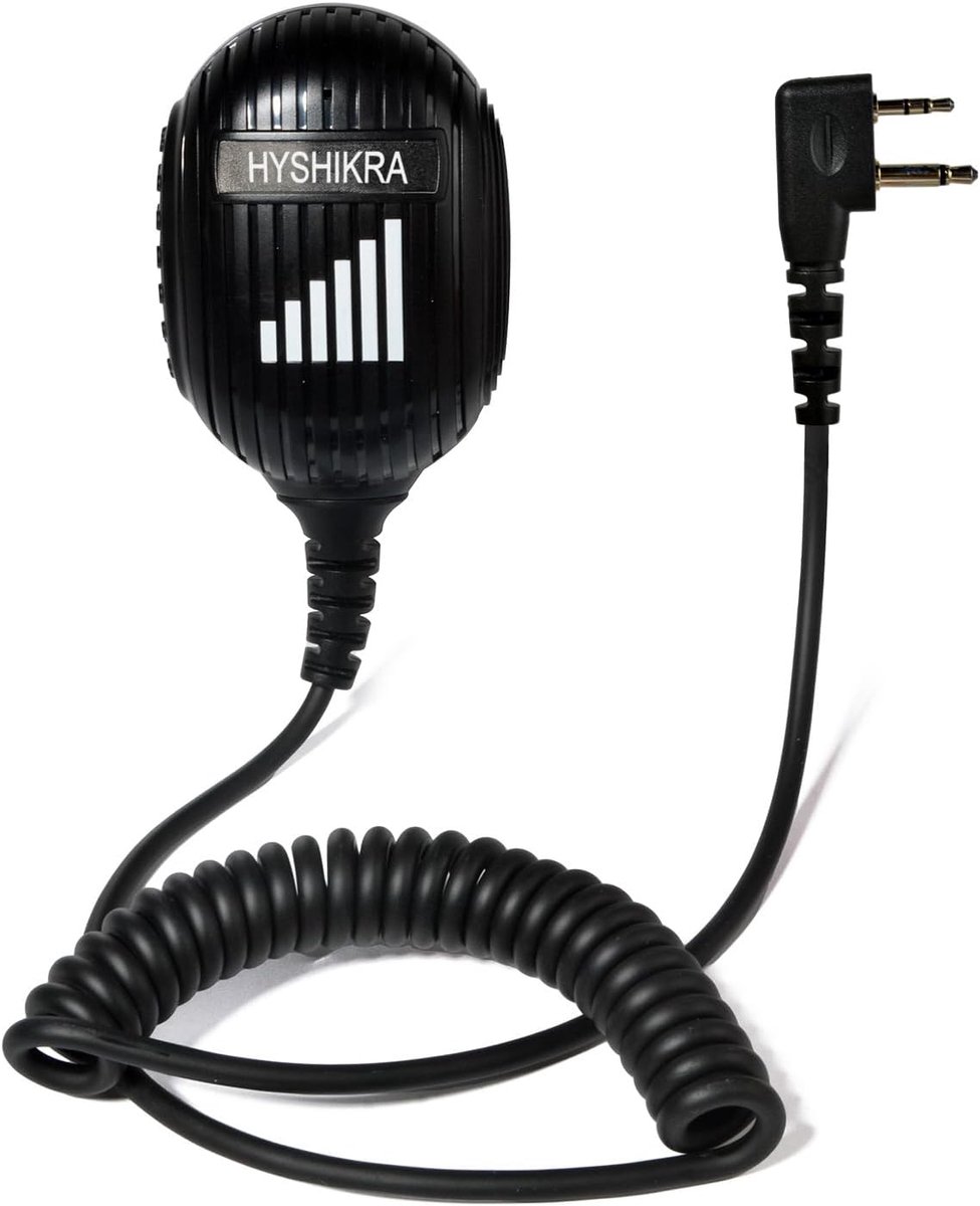Schoudermicrofoon groot formaat - versterkt kabel - 360° draaibare clip - comfortabel in gebruik - ShopVlot