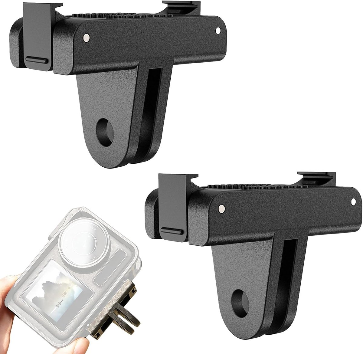 Magnetische snelsluiting adapterhouder - voor actiecamera's - sterke magneethouder - veilige bevestiging - ShopVlot