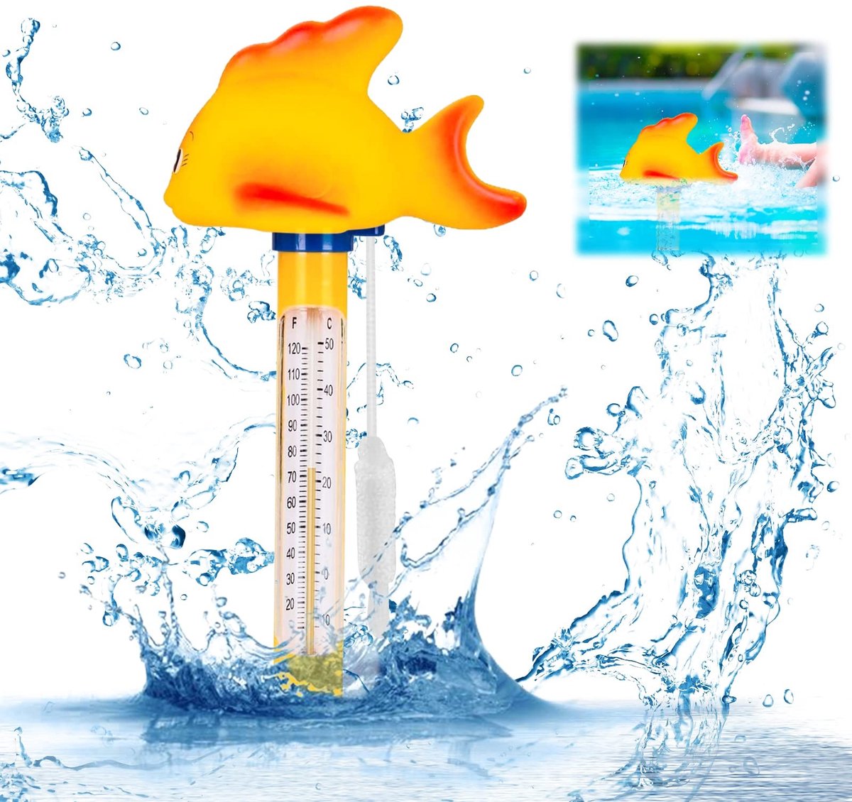 Solidchoice - Floating Thermometer voor Zwembaden en Spa's