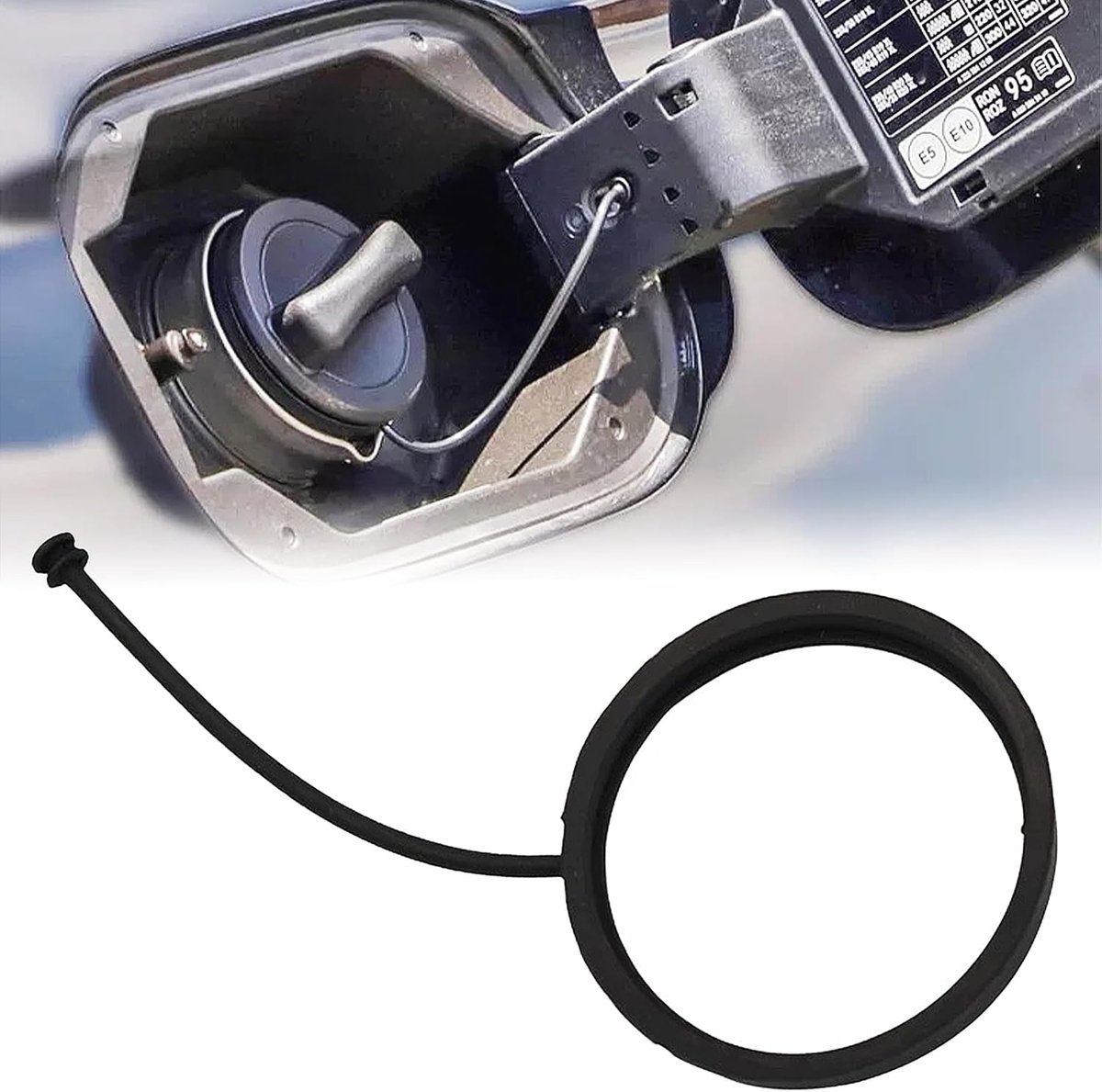 Tankdeksel bevestigingsband 64 mm - TPE materiaal - corrosiebestendig - bescherming tegen stof - ShopVlot