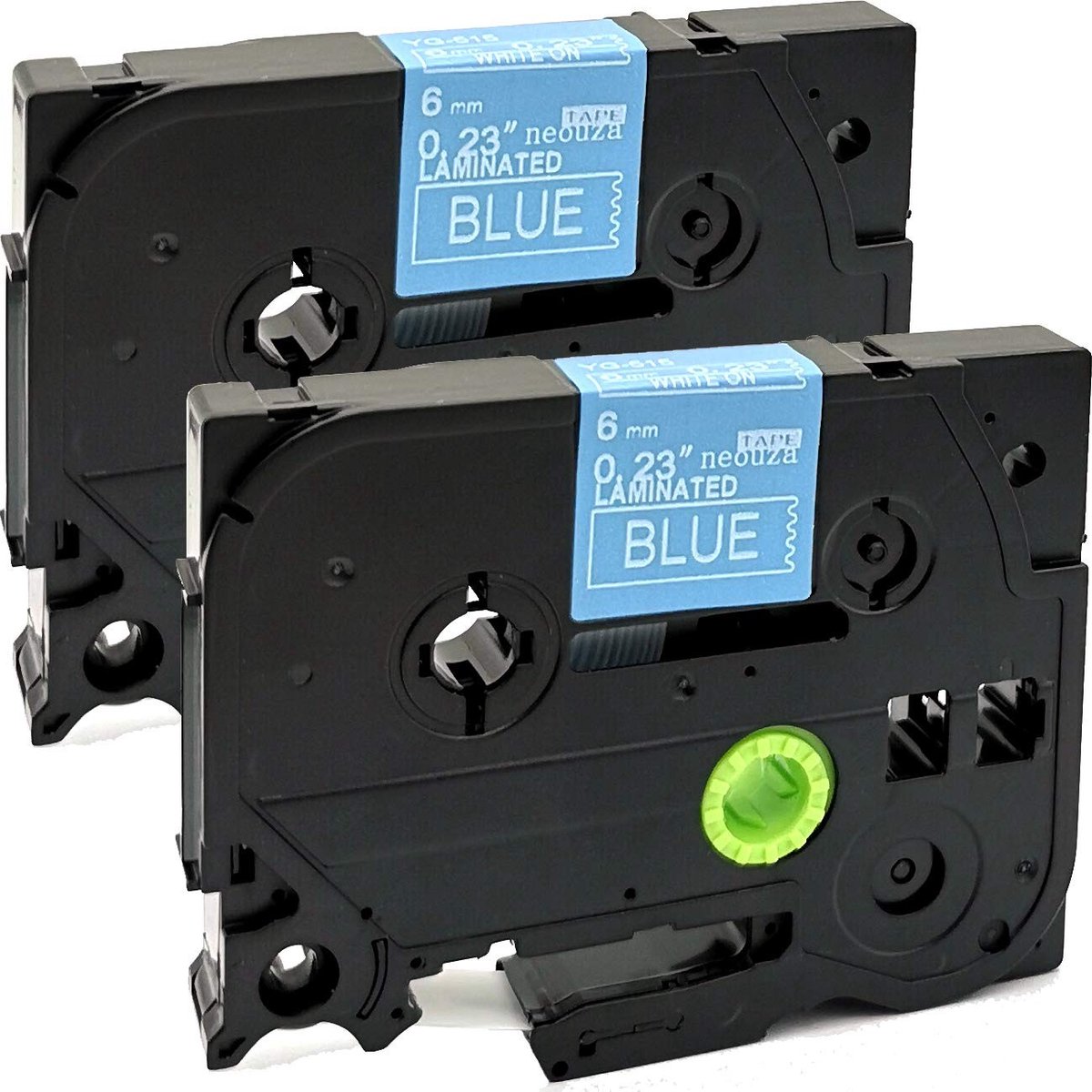 Solidchoice - 2 Stuks Compatibele Label Tape Cartridge 6mm x 8m