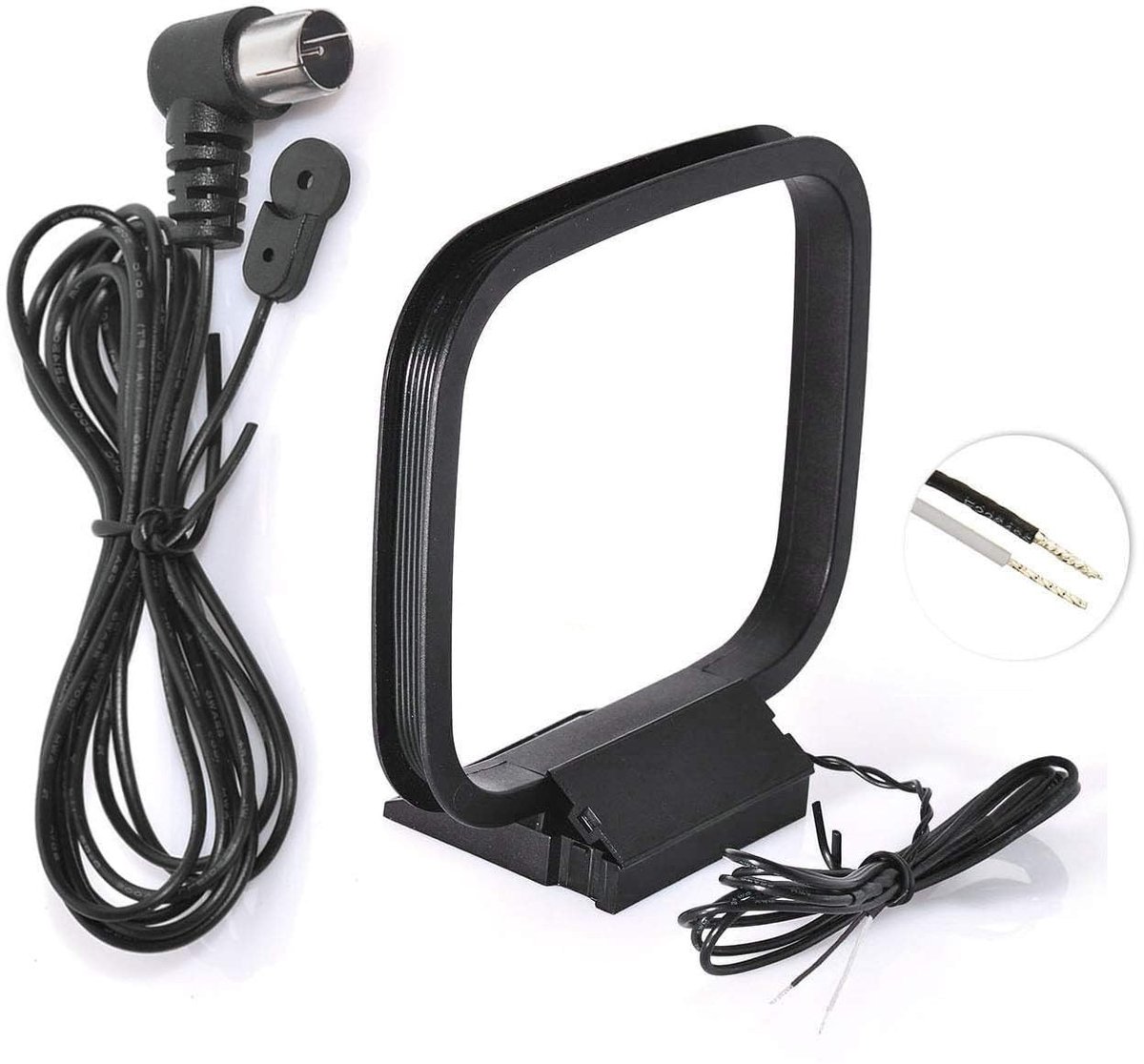 Solidchoice - FM Antenne en AM Loopantenne voor Binnengebruik