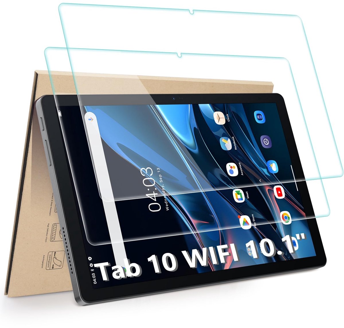 Solidchoice - Screen Protector Set van 2 voor 10.1 Inch Tablet met 9H Hardheid