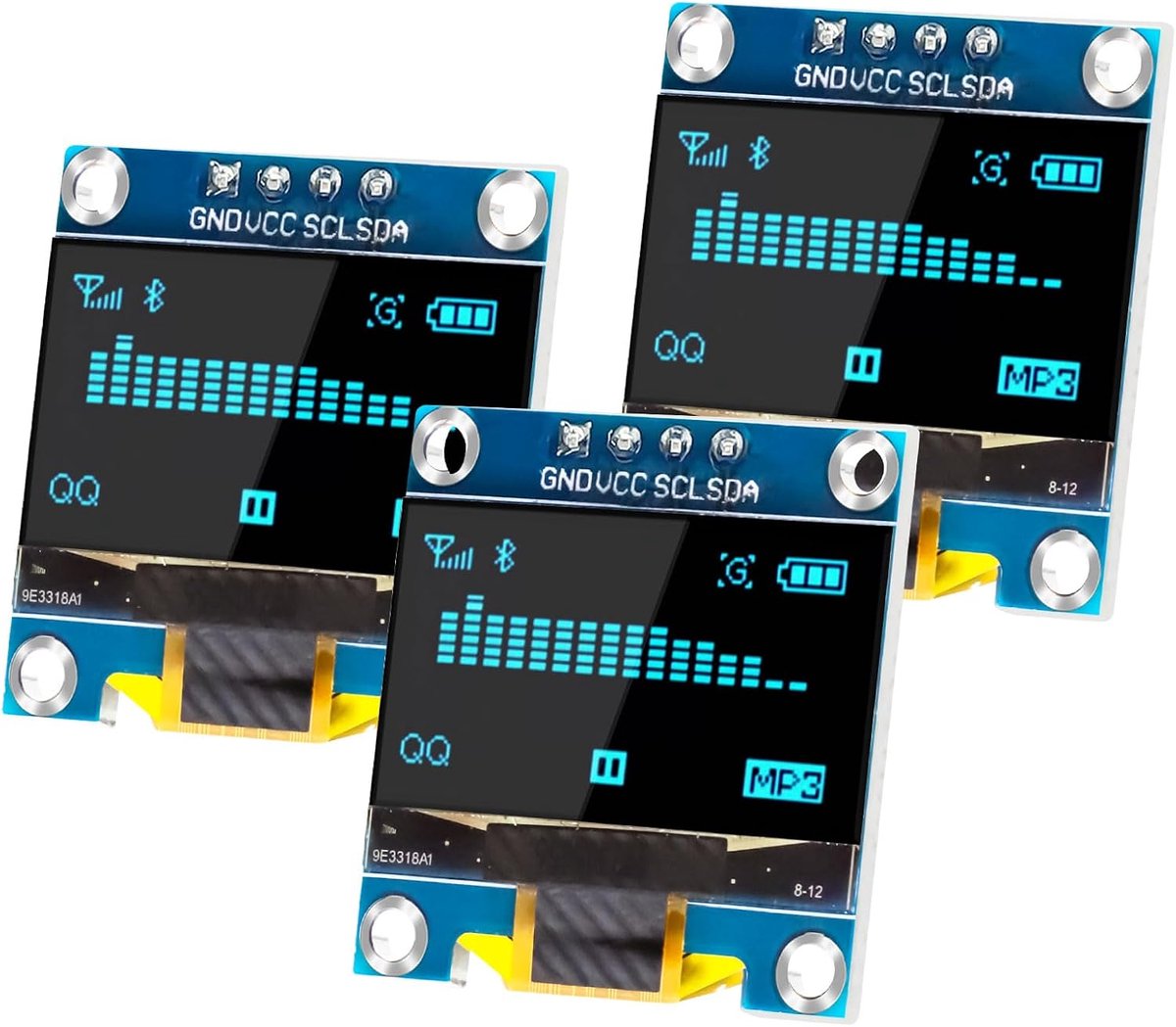 OLED display 0.96 inch - 128 x 64 pixels - I2C interface - ideaal voor Arduino en Raspberry Pi - ShopVlot