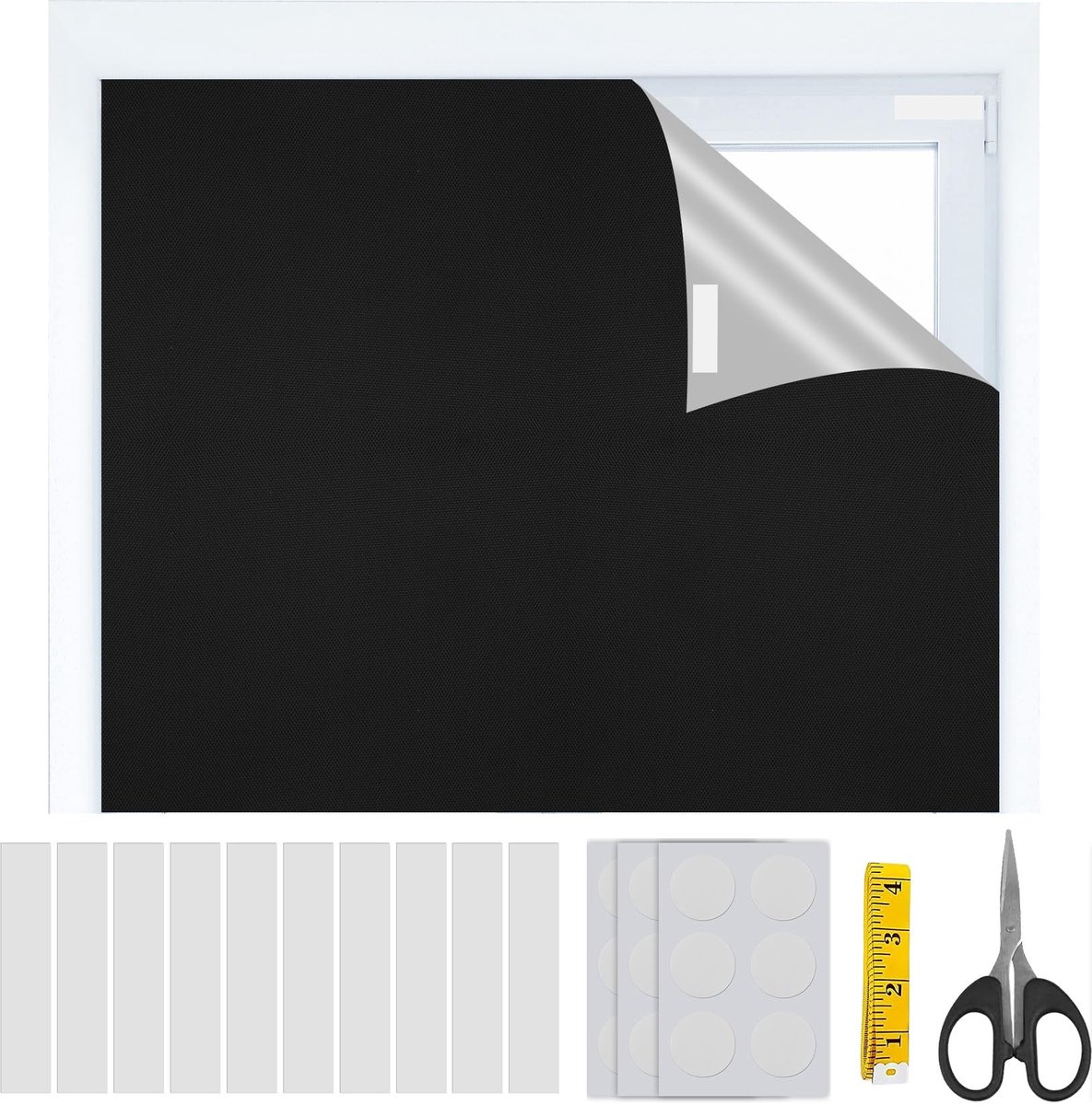 Solidchoice - Verduisterende Rolgordijn voor Dakraam, 100 x 150 cm